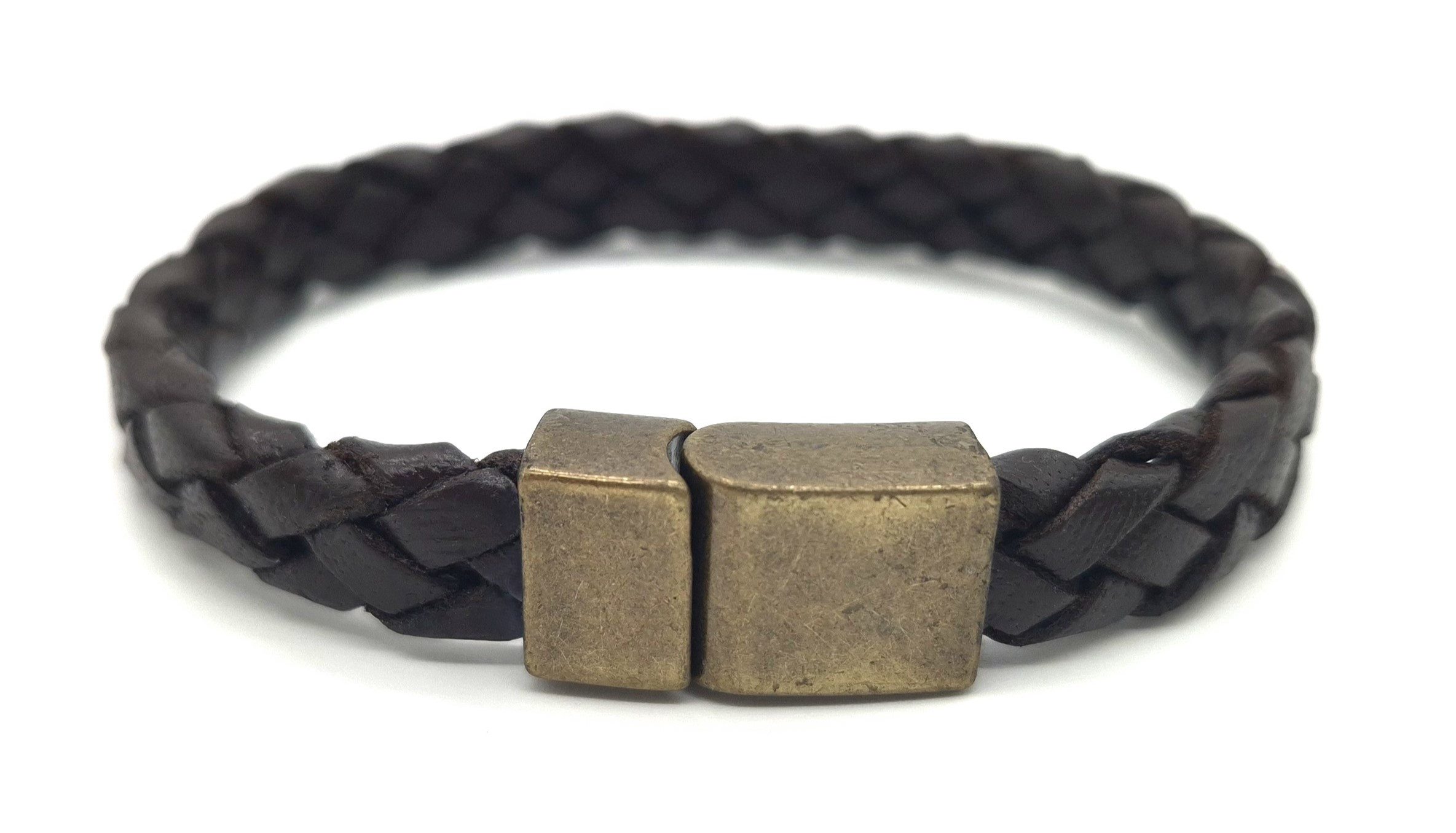 NAHLE Lederarmband Leder Armband aus Echtleder Braun Armschmuck (inklusive günstig online kaufen