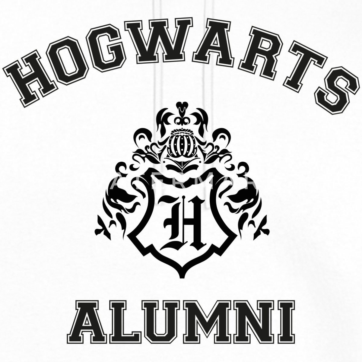 Spreadshirt Hoodie Harry Potter Hogwarts Alumni Herren Premium Hoodie (1-tlg)