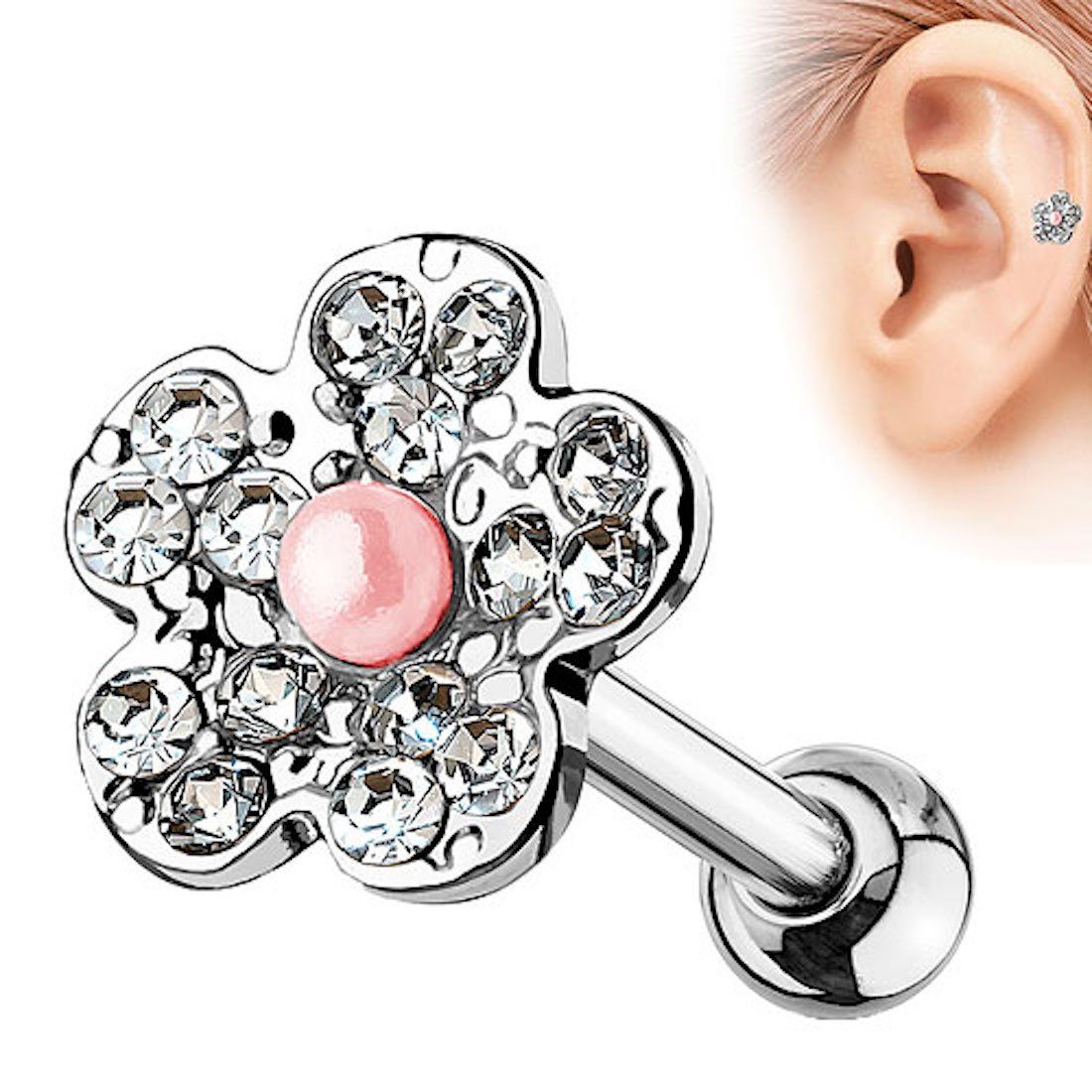 Labret shop piercing tragus