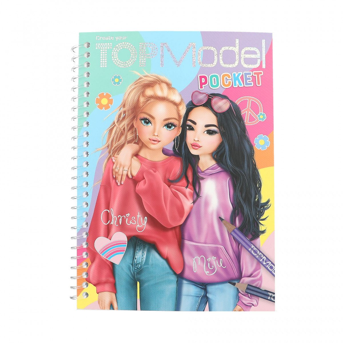 TOPModel Stickerbuch TOPModel Pocket Malbuch