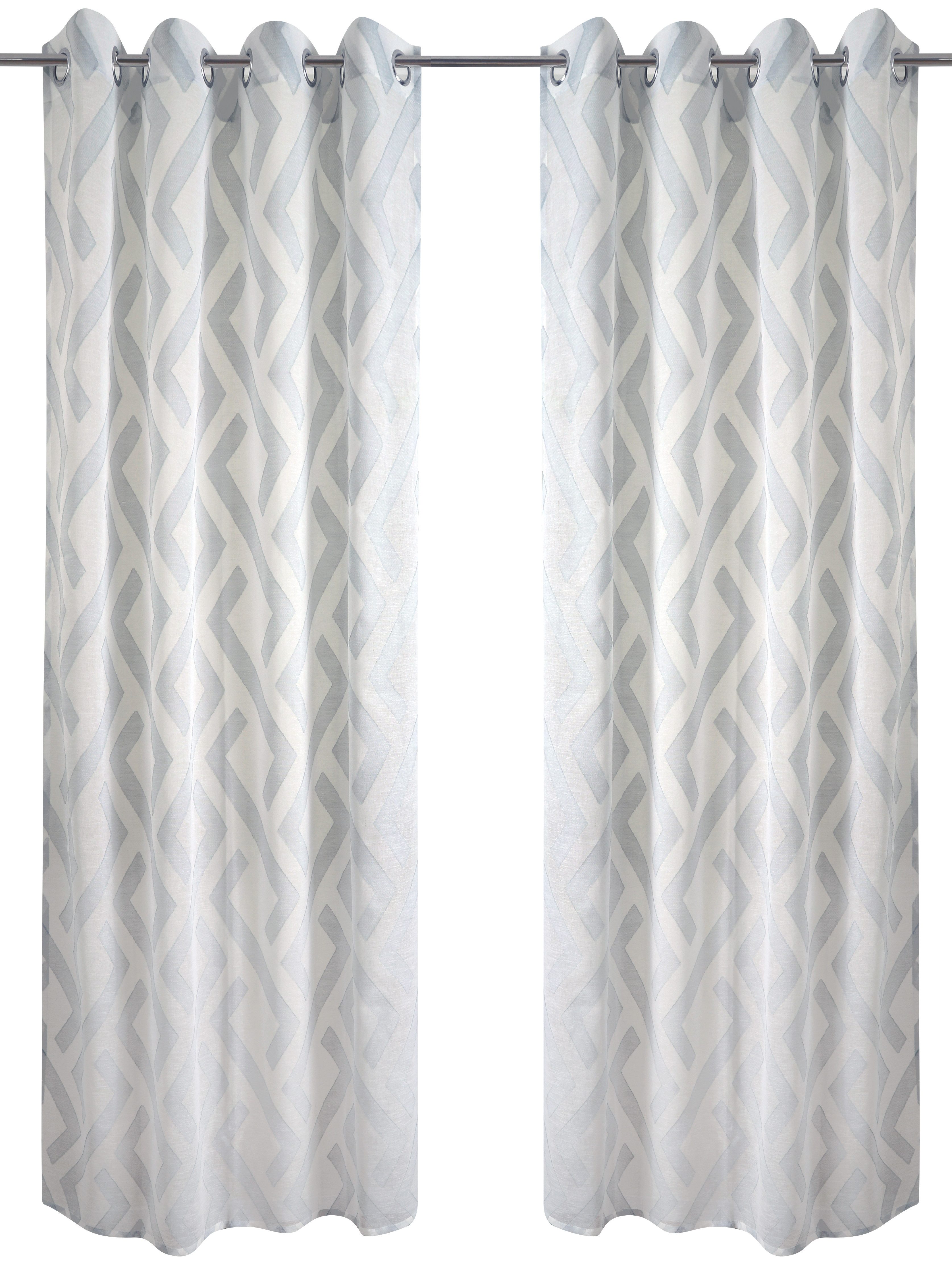 Bruno Banani Gardine Lynn (1 St), Ösen, halbtransparent, Scherli, schöner S günstig online kaufen