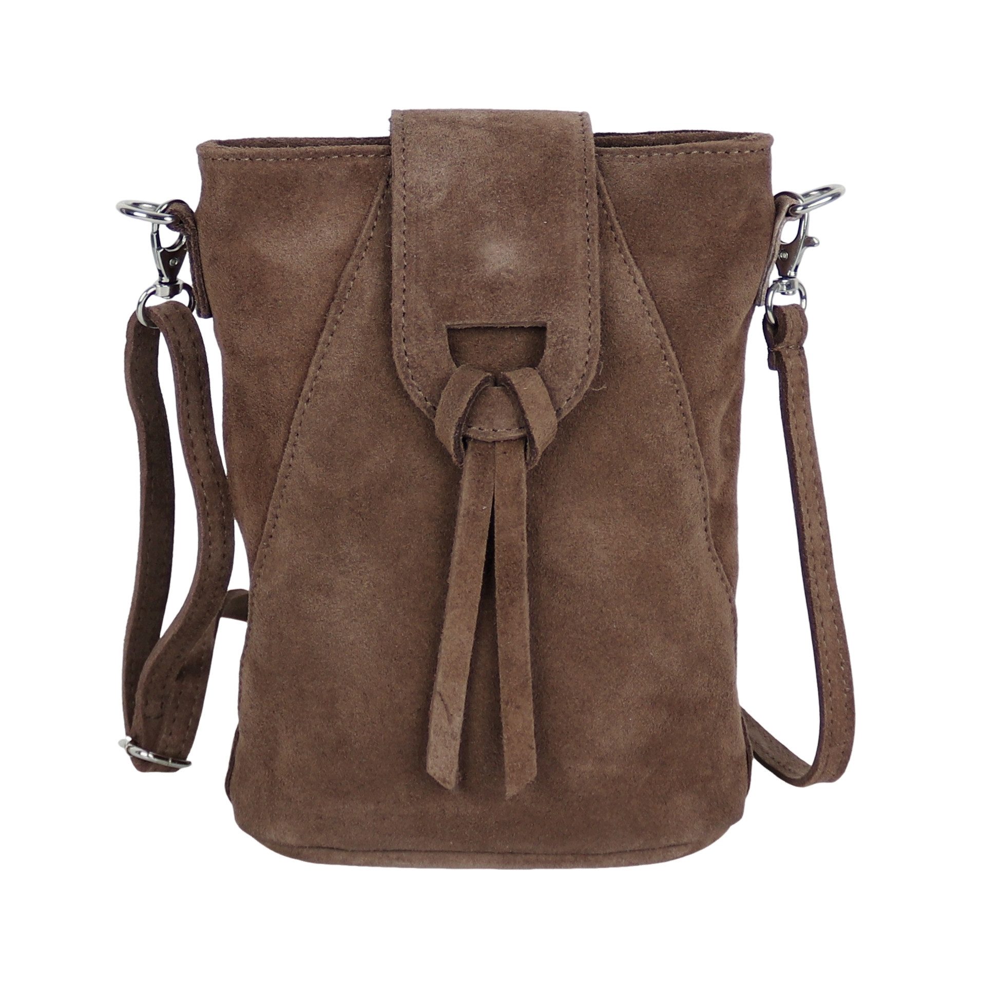 Umhängetasche Damen Crossbody Bag, Echtleder Made In Italy