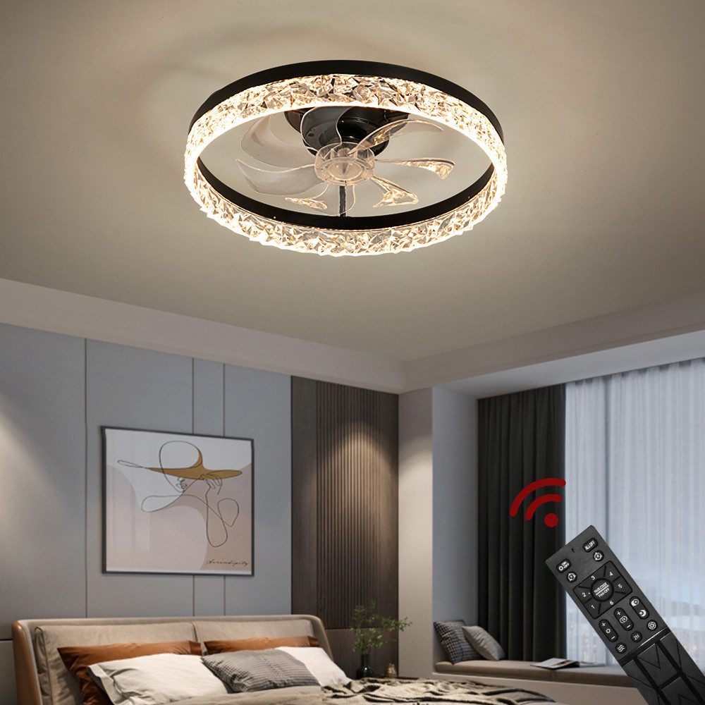Eurotondisplay Deckenventilator Deckenventilator LED Beleuchtung Deckenlamp günstig online kaufen