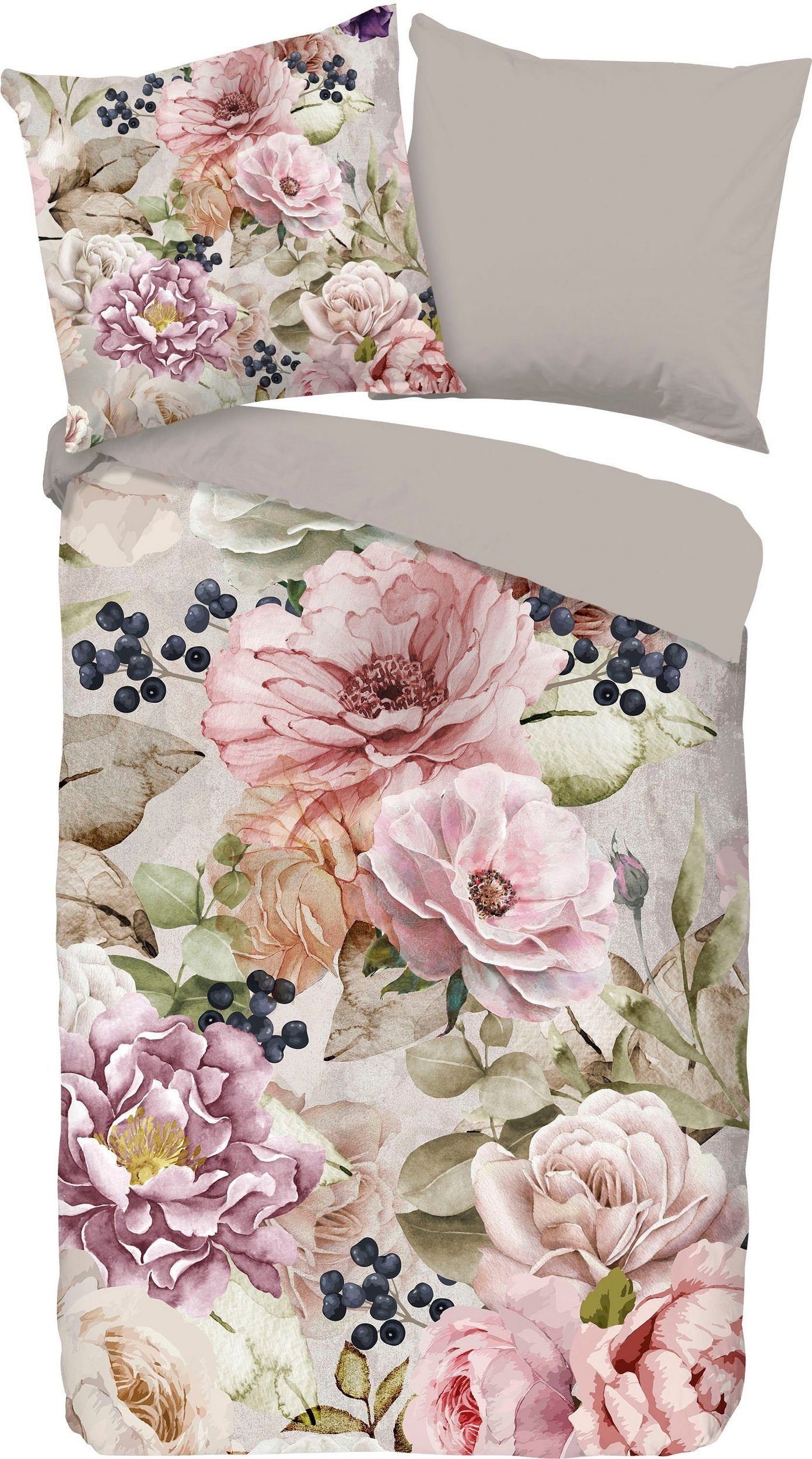 PURE luxury collection Wendebettwäsche Jin Bettwäsche-Set Bettbezug & Kisse günstig online kaufen