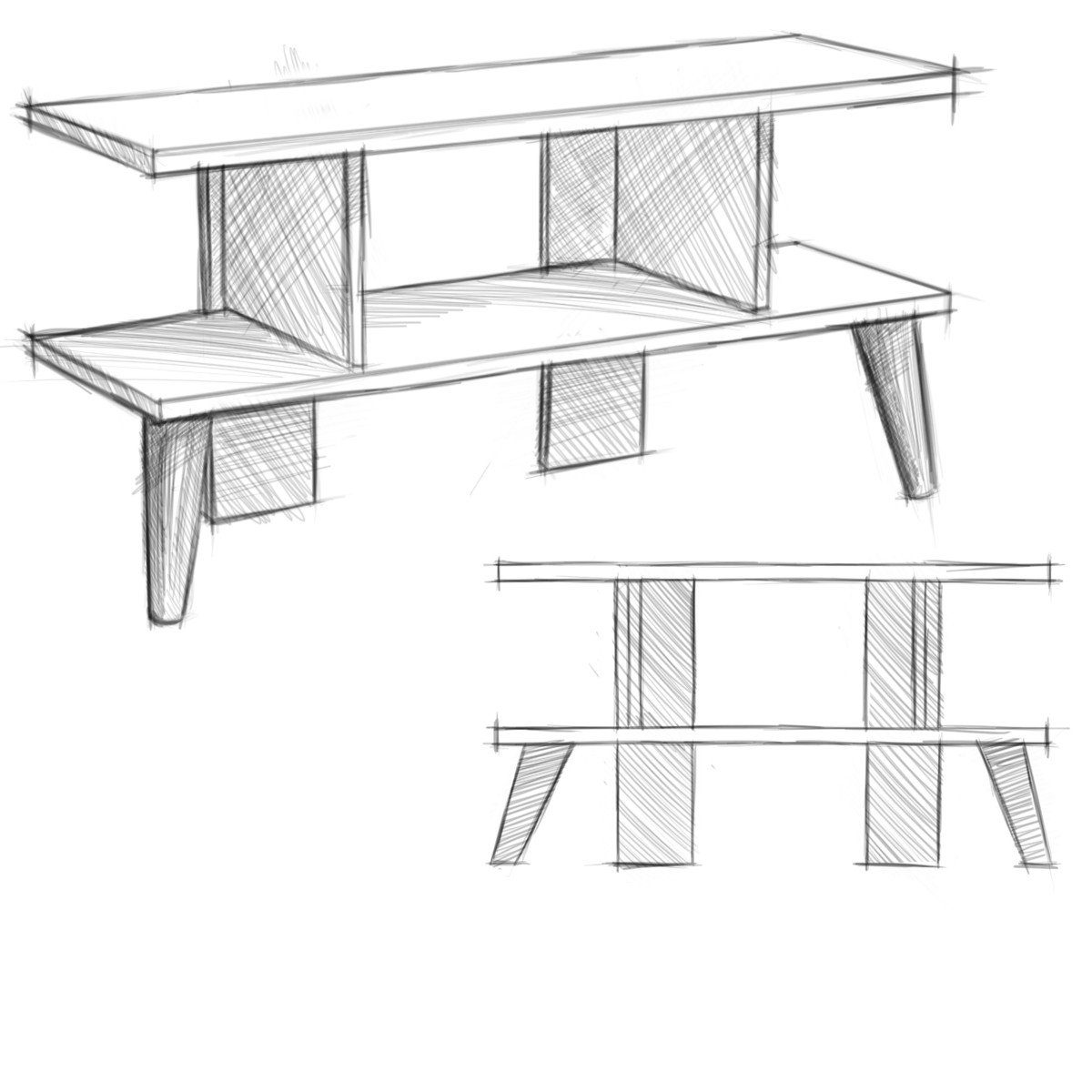 Skye Decor TV-Schrank Schränke, 45x90x31,3 cm, 100% Partikelplatte Melaminbeschichtete