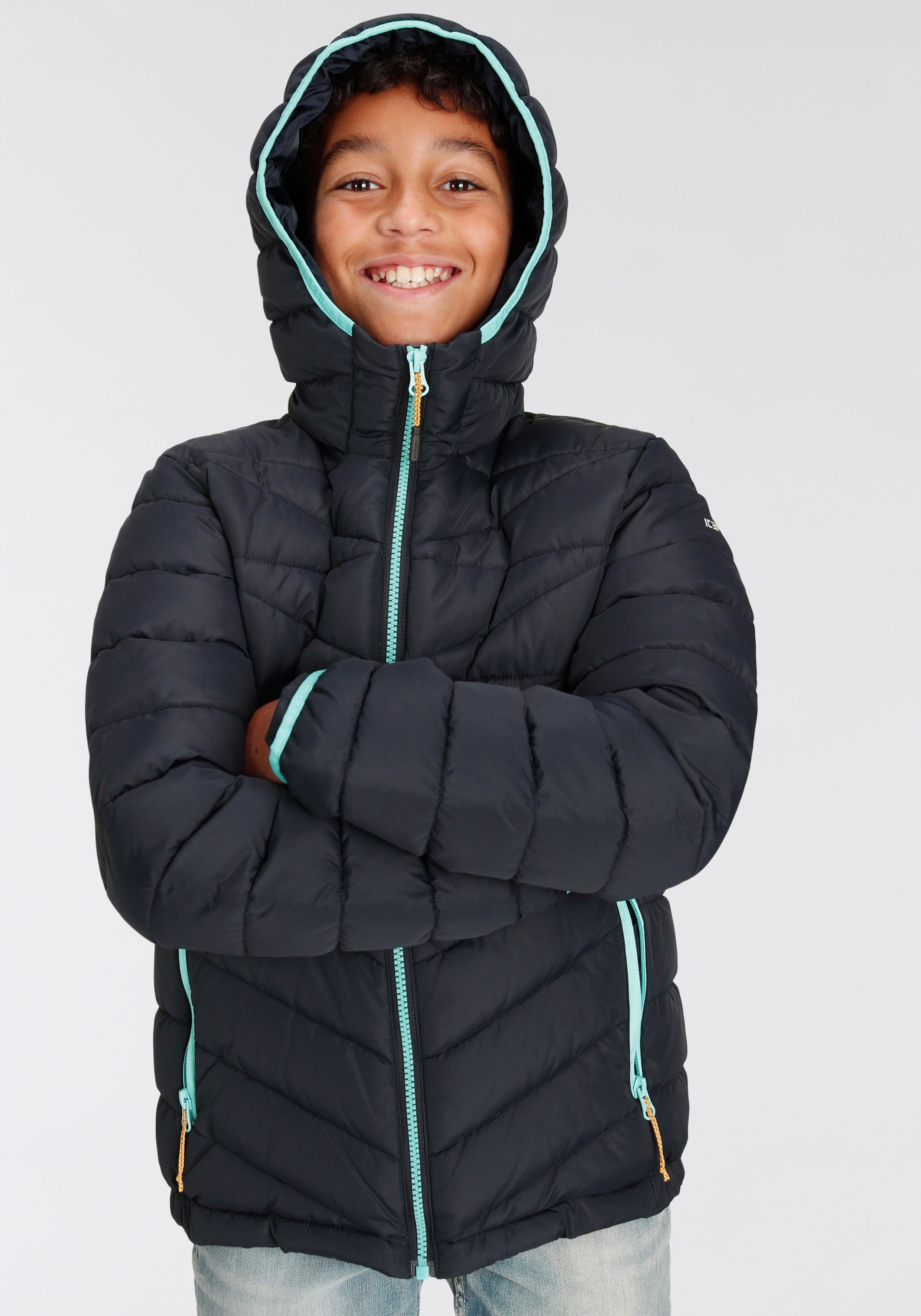 KENYON Wärmend Atmungsaktiv Kinder Icepeak & - für Steppjacke & Winddicht dunkelblau