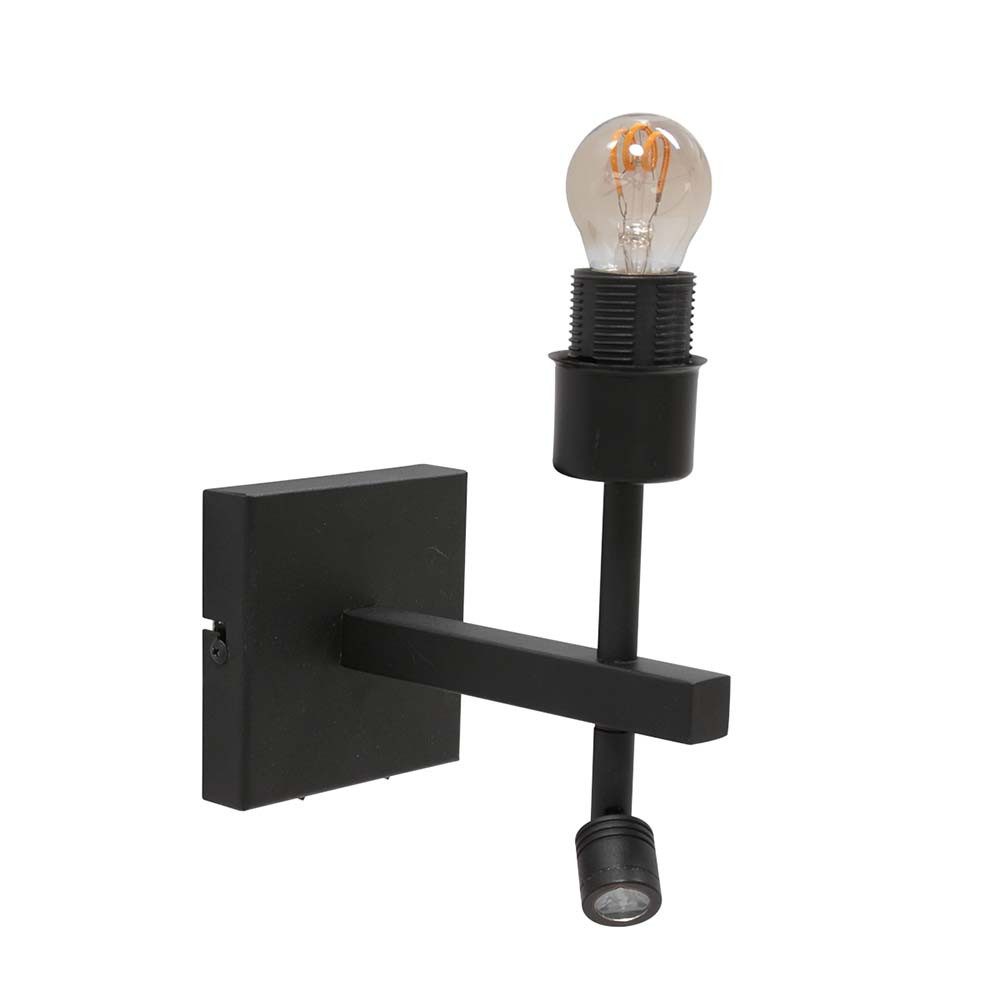 Steinhauer LIGHTING Wandleuchte, Leuchtmittel nicht inklusive, Wandleuchte Leseleuchte Bettleuchte Schlafzimmerlampe Textil weiß