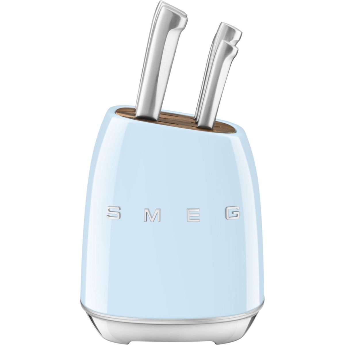 Smeg Zubereitungsmesser KBSF02PB Messerblock-Set Pastellblau