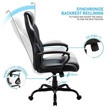 ERGOFINO Gaming-Stuhl F003, Ergonomischer höhenverstellbarer Gaming Stuhl