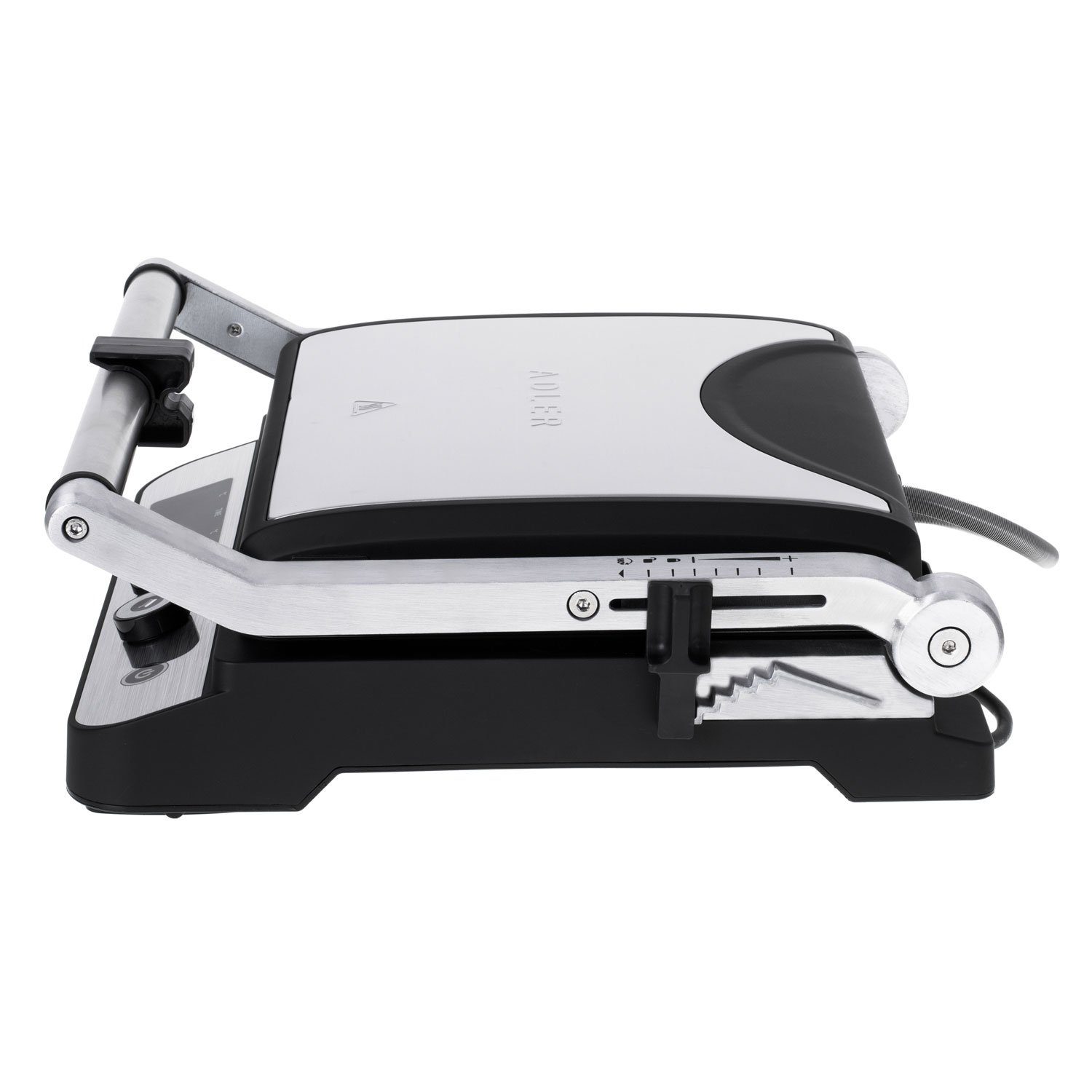 Adler Kontaktgrill Adler AD 3059 Elektrischer Grill LED 2in1 Tischgrill und Kontaktgrill – Bild 2 von 3