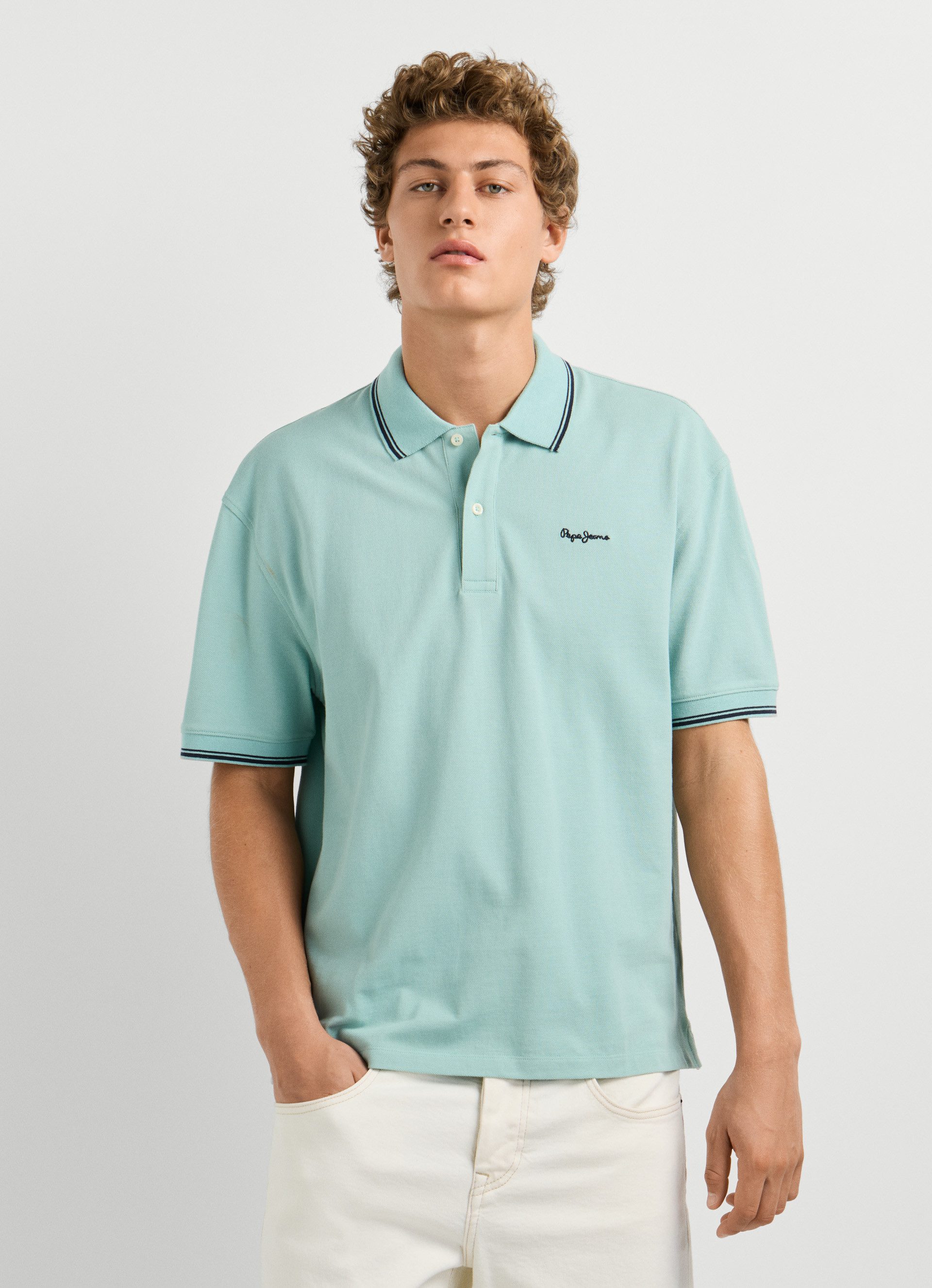 Pepe Jeans Poloshirt MATTHEW aus Baumwoll-Piqué