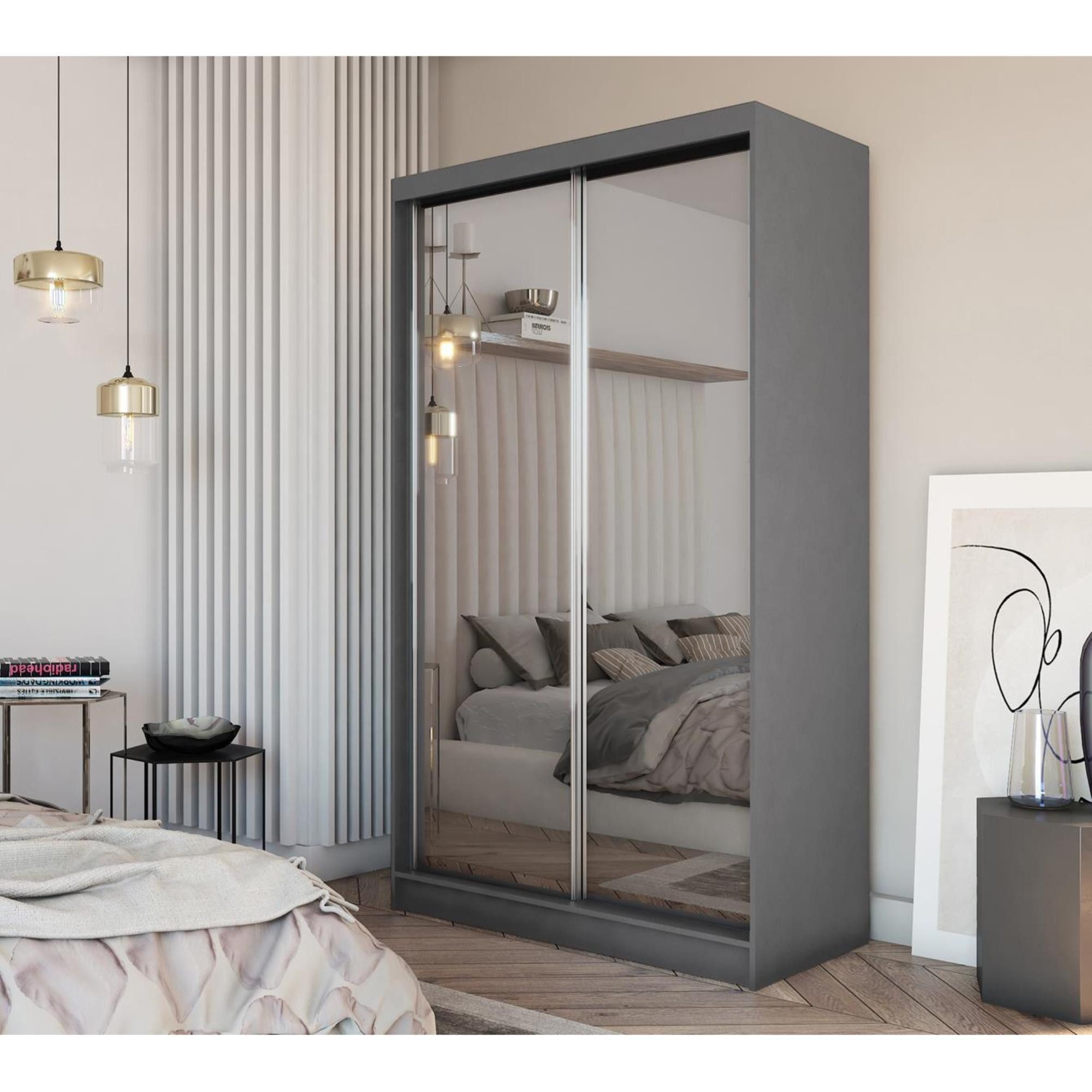 Beautysofa Schiebetürenschrank DEBRA II mit Schubladen, günstig online kaufen