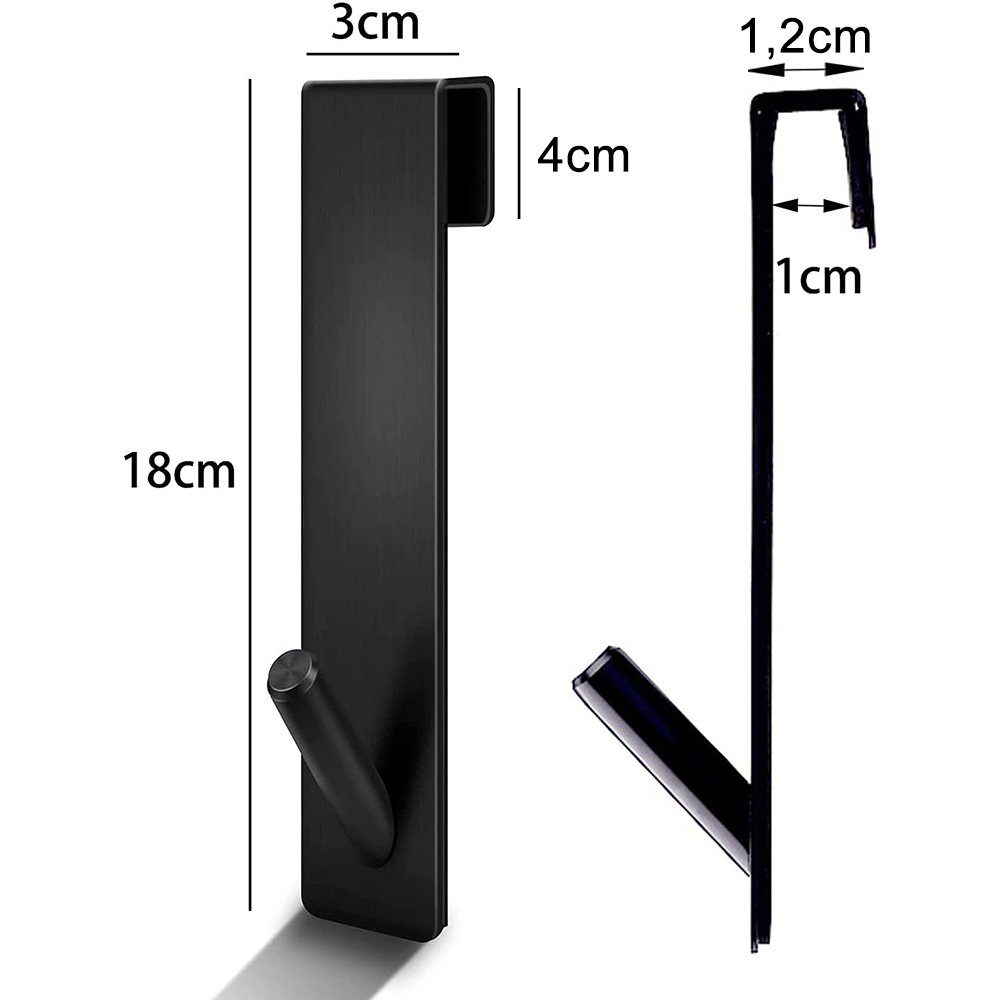 zggzerg Handtuchhaken 2 Stück Duschhaken ohne Bohren, Edelstahl Handtuchhak günstig online kaufen