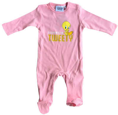 LOONEY TUNES Strampler Tweety Baby Overall Mädchen Strampler Body 3 6 12 18 24 Monate