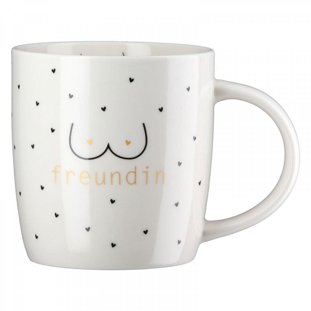 GILDE Tasse Henkelbecher Busenfreundin