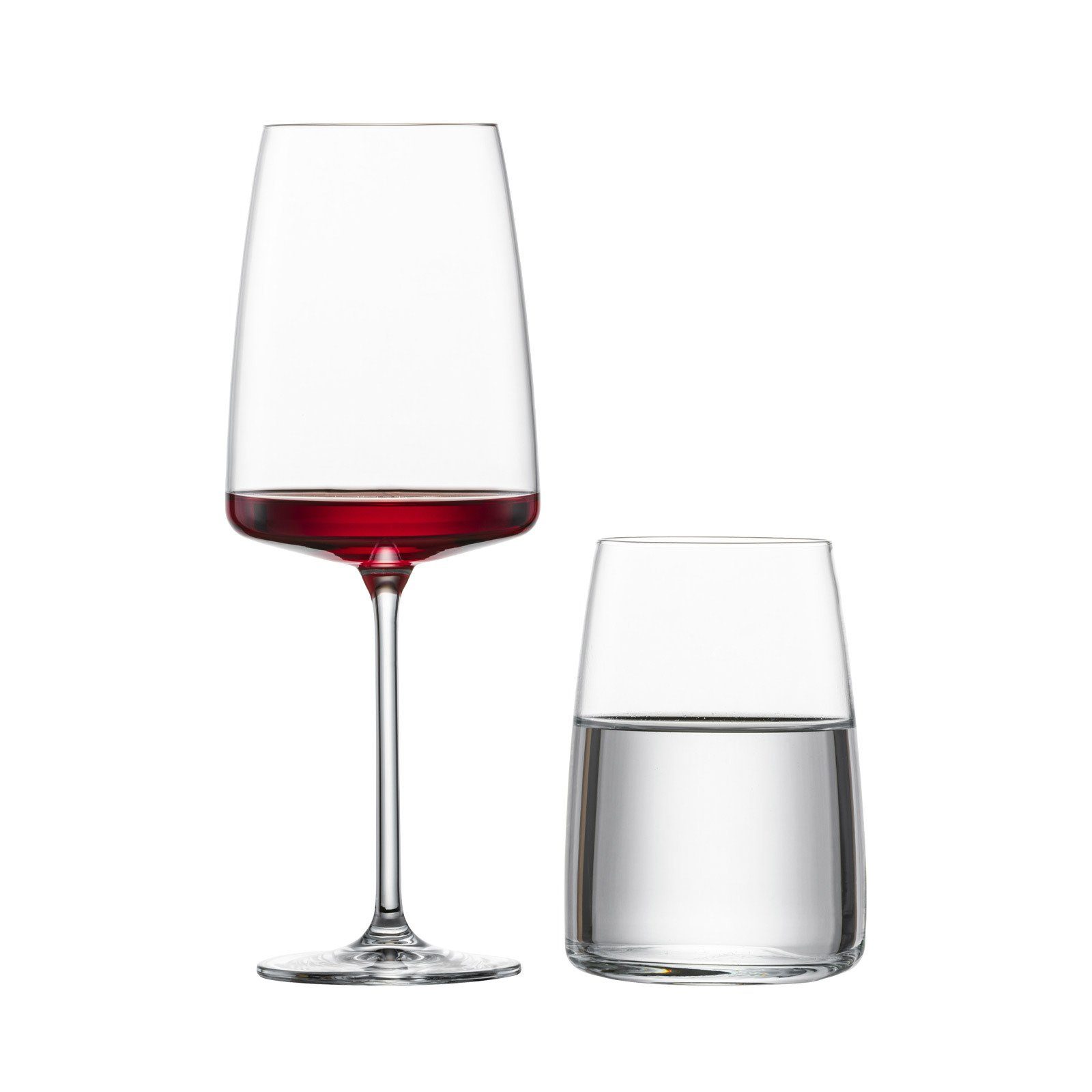 Zwiesel Glas Gläser-Set Vivid Senses Wein- und Wassergläser 8er Set, 8-tlg., Glas