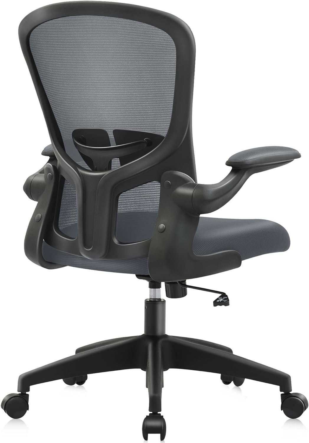 FelixKing Bürostuhl (Ergonomischer Burostuhl,Schreibtischstuhl mit Armlehnen Hochklappbaren Sitz), Verstellbarer Verstellbarer Schreibtischstuhl Bürostuhl