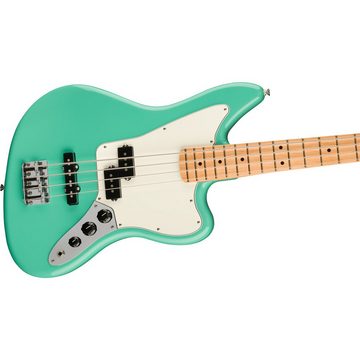 Fender E-Bass, Player Jaguar Bass MN Sea Foam Green - E-Bass