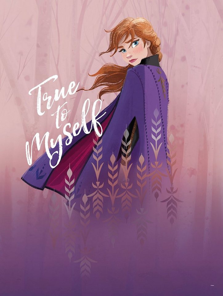Komar Poster Frozen Anna True to Myself, Disney (1 St), Kinderzimmer,  Schlafzimmer, Wohnzimmer