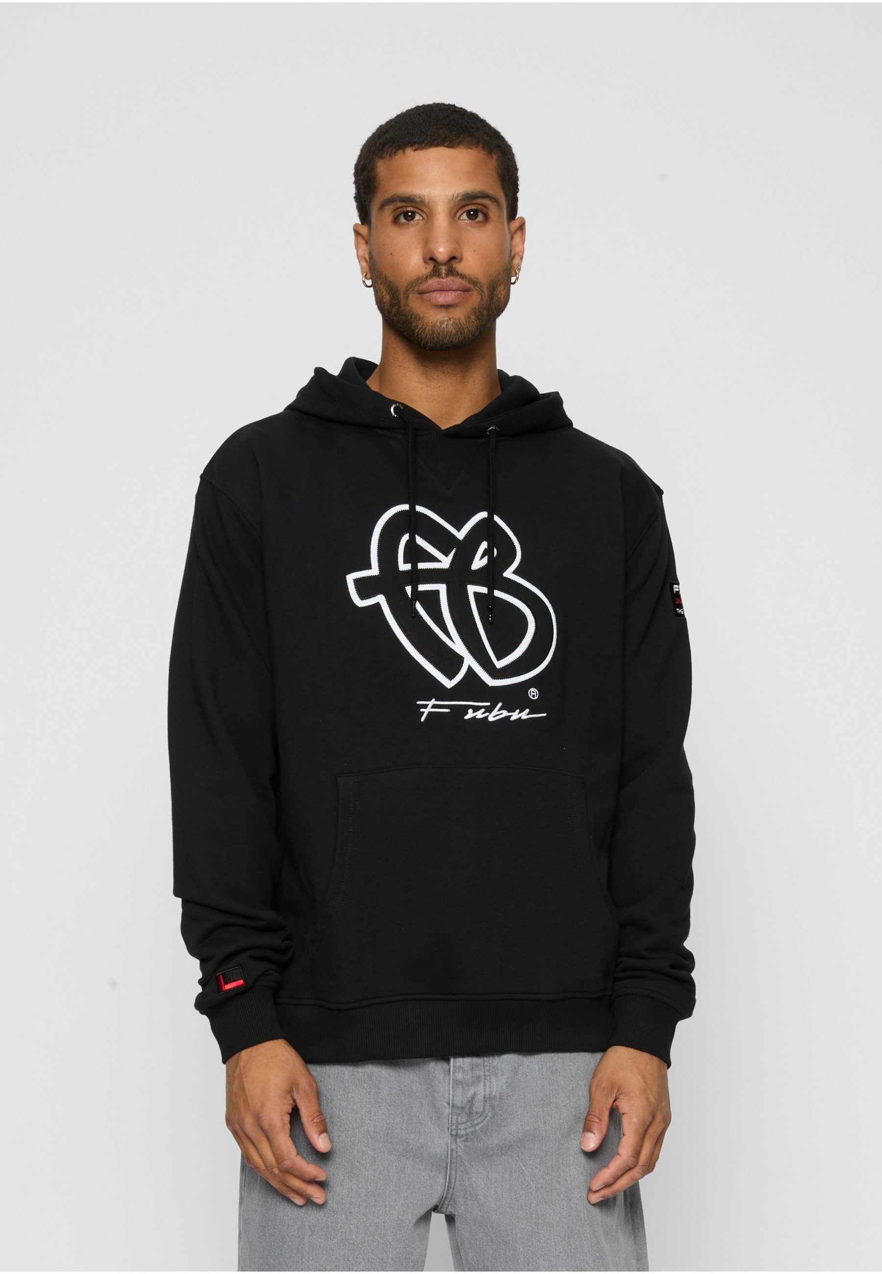 Fubu Kapuzensweatshirt Fubu FBMQ12110BLK Fubu Classic Hooded Sweatshirt (1-tlg)