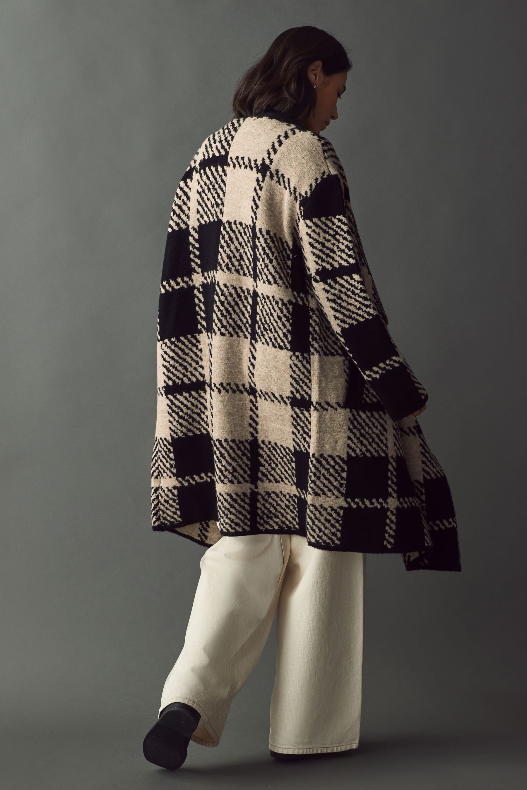 Next Strickjacke Weiche lange Strickjacke Wasserfall-Strickmantel günstig online kaufen