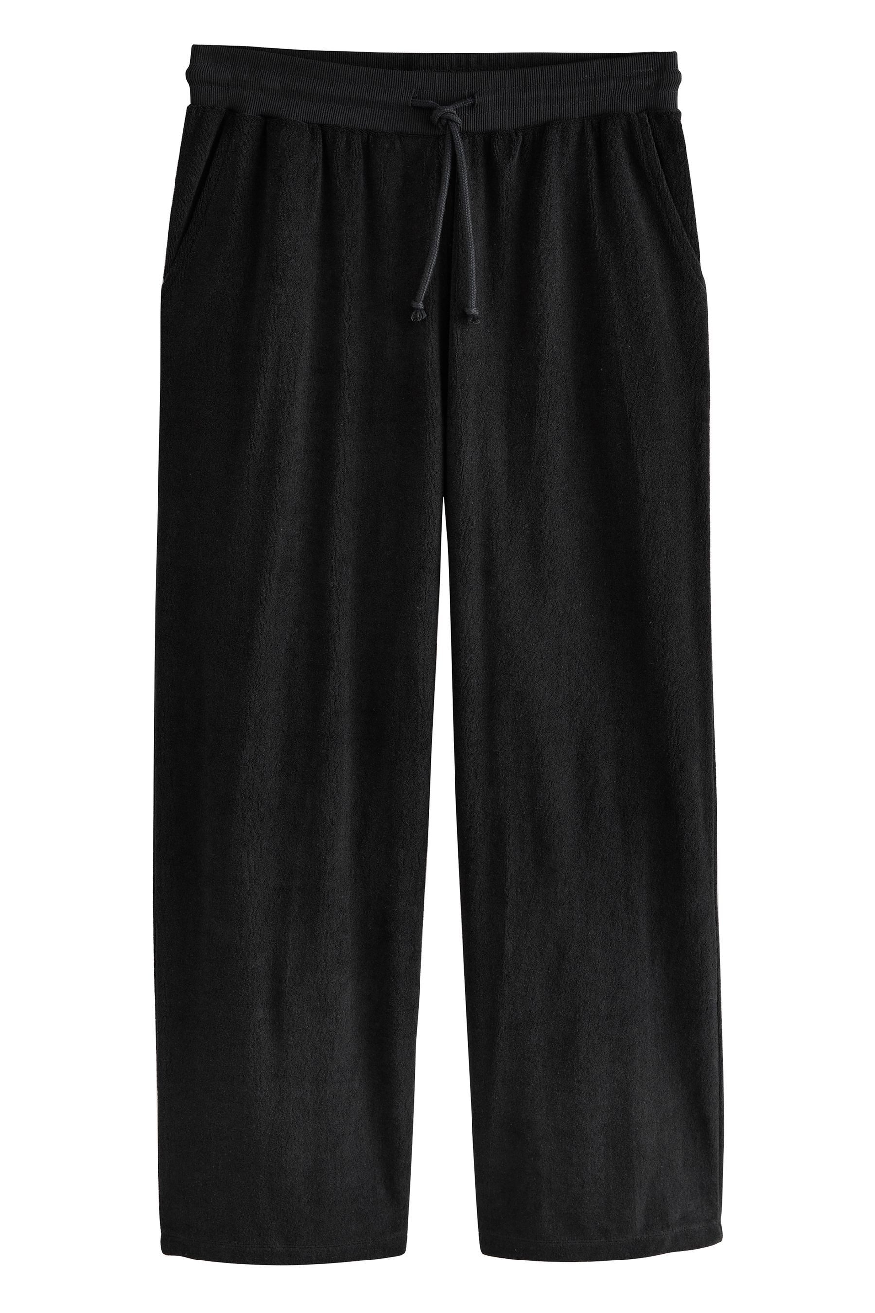 Next Jogginghose Frottee-Jogginghose mit offenem Saum günstig online kaufen