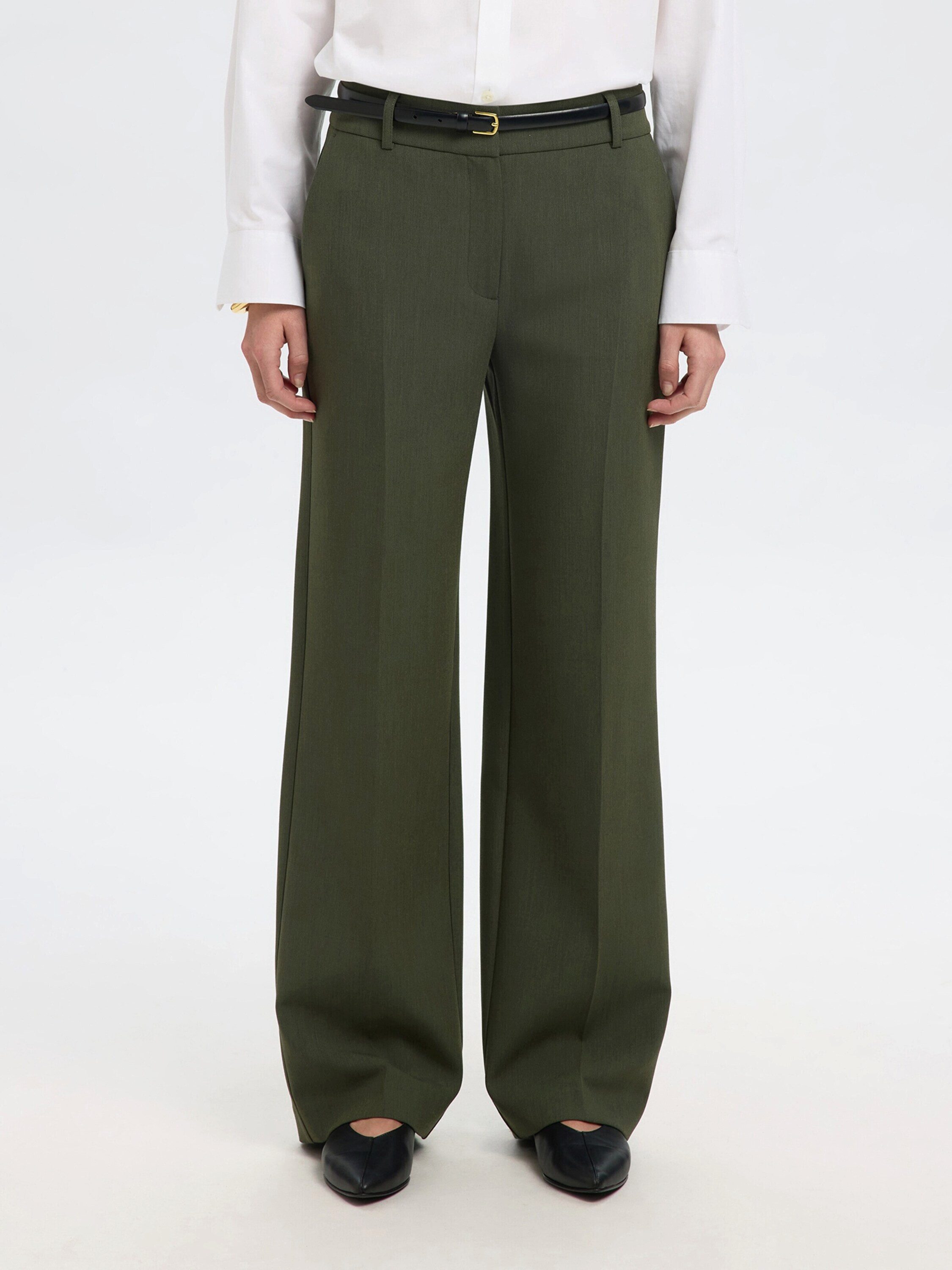 Selected Bügelfaltenhose SLFRita (1-tlg) Falten günstig online kaufen