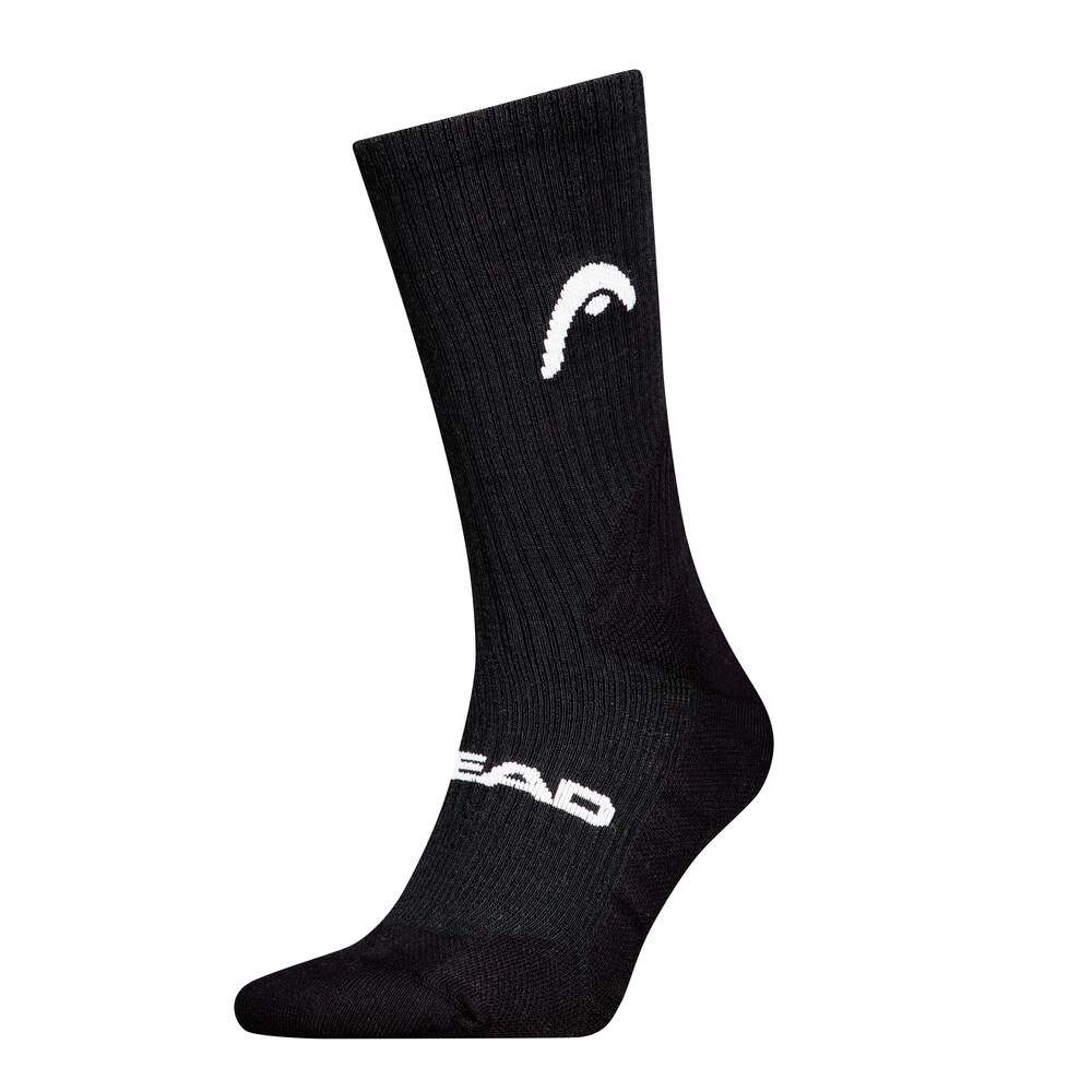 Head Tennissocken 1P Long Crew (Mischgewebe) schwarz - 1 Paar