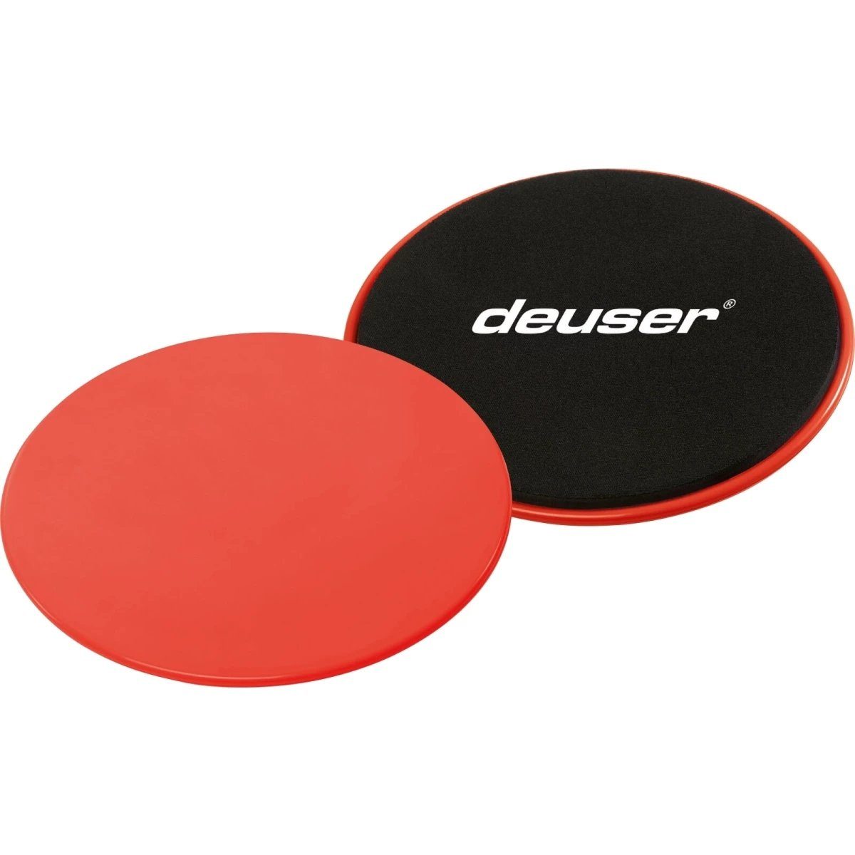 Deuser-Sports Liegestützgriffe Deuser Sliders Gleitscheiben Slidepad Liegestützen, Ganzkörpertraining - geeignet für Teppich- oder Hartholzböden