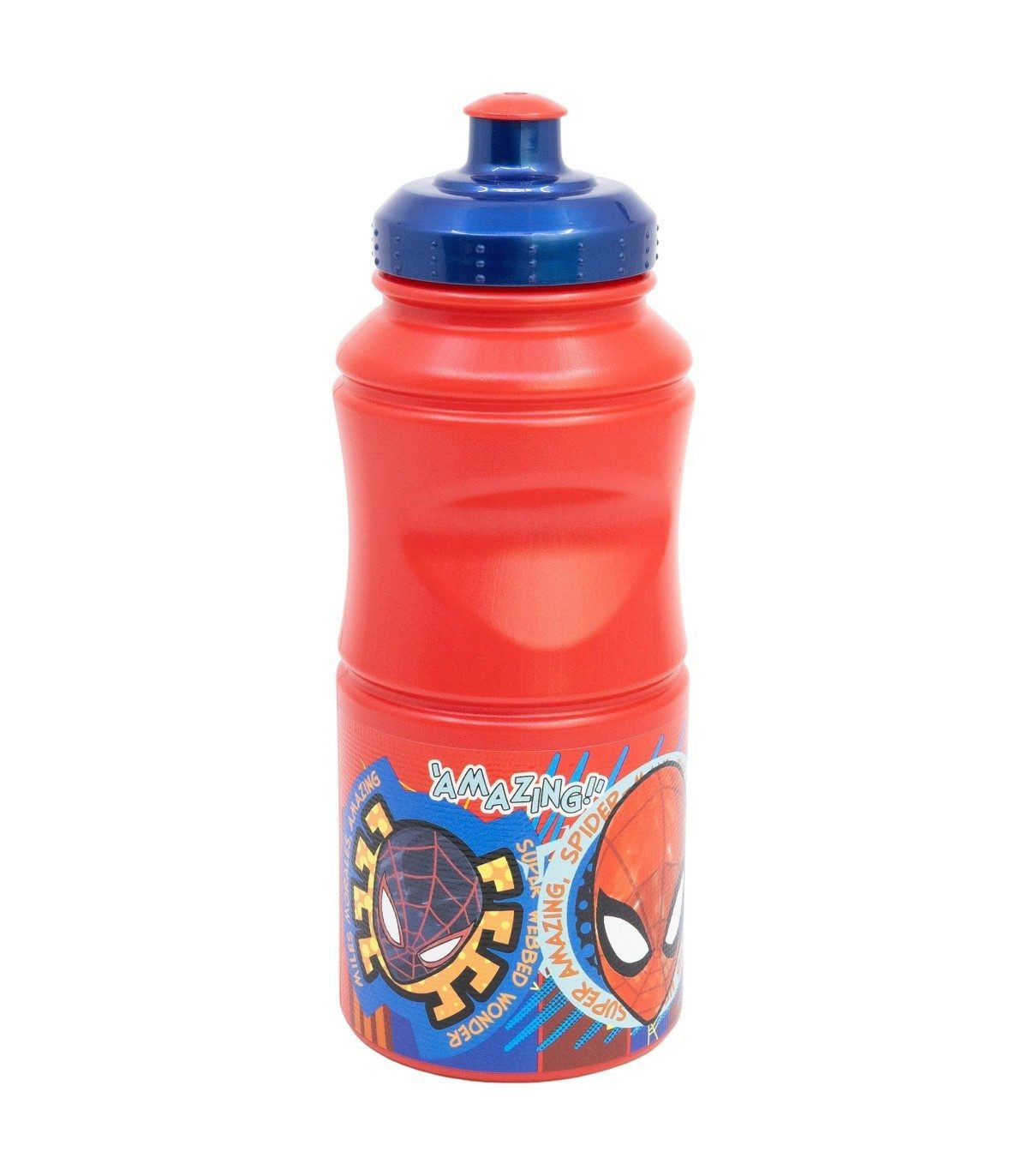 Spiderman Trinkflasche Kinder Wasserflasche 380 ml ergonomische Sportflasche Alltag