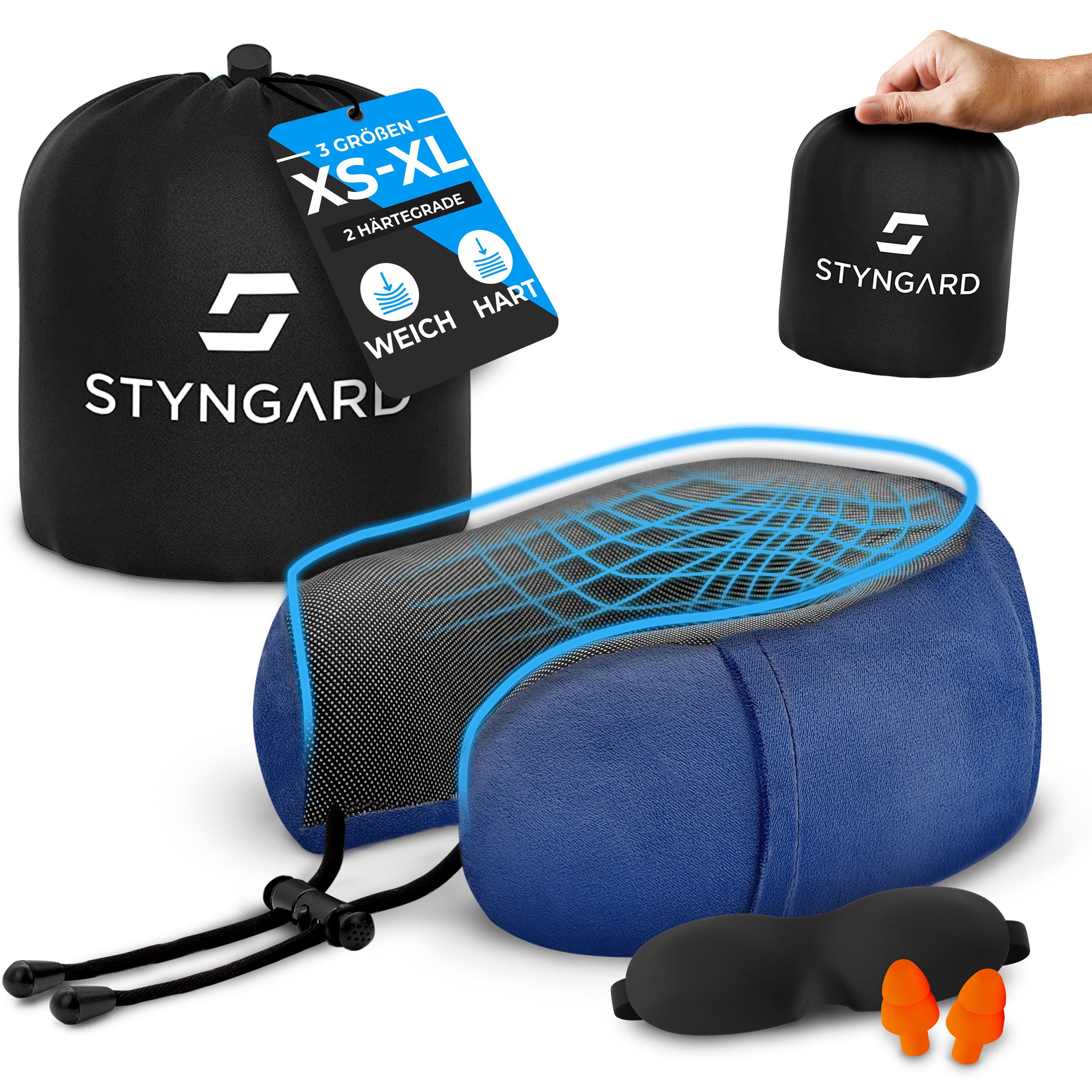 Styngard Nackenkissen Kinder Reisekissen, aus Memory-Foam günstig online kaufen