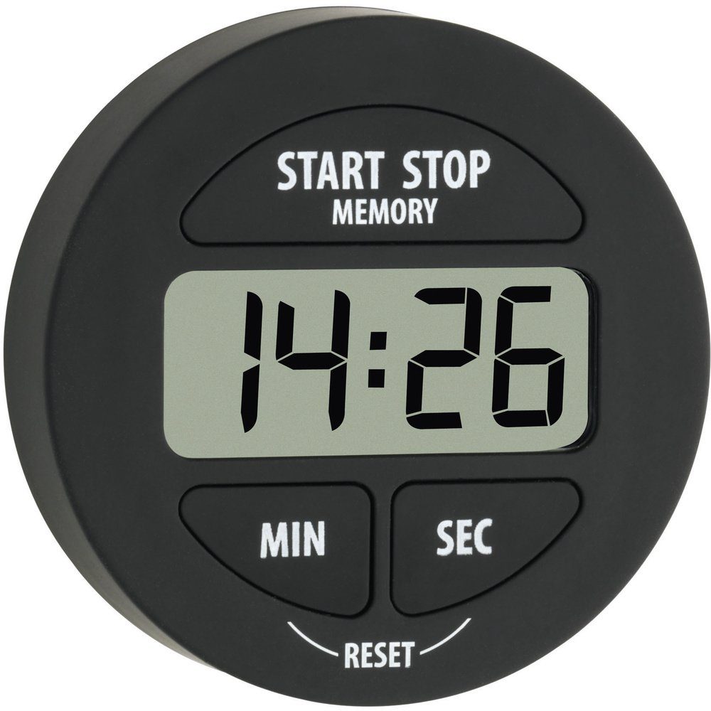 TFA Dostmann Eieruhr TFA Dostmann 38.2022.01 Timer Schwarz digital