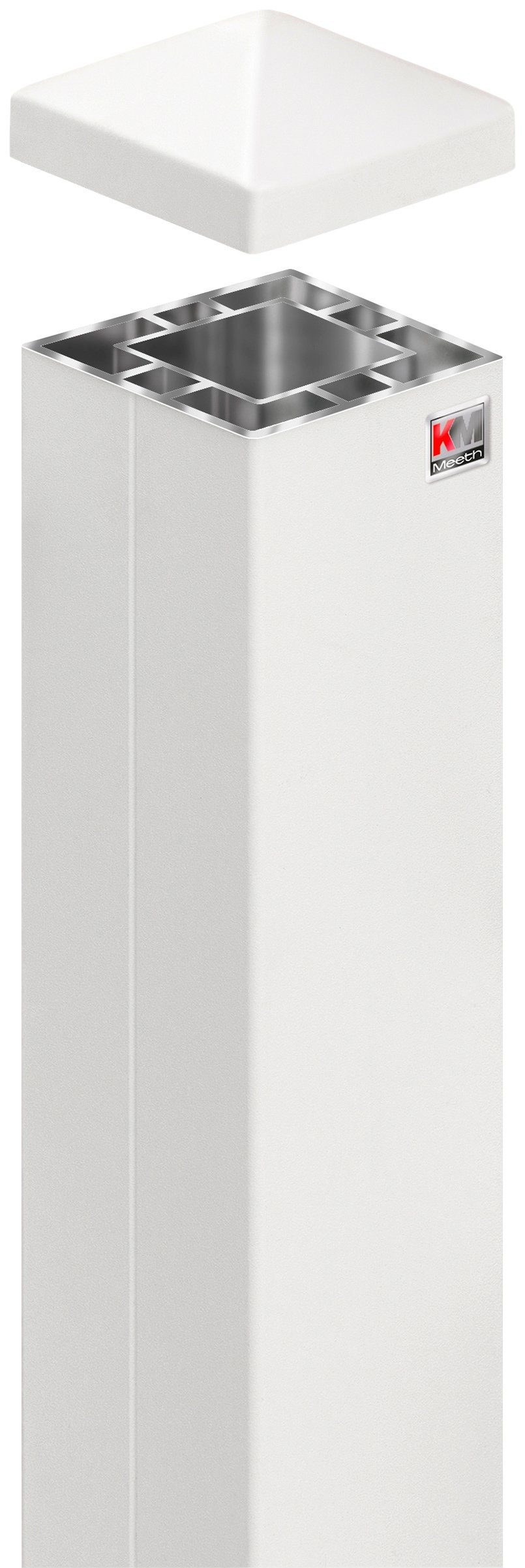KM Zaun Zaunpfosten, BxTxH: 9x9x130 cm