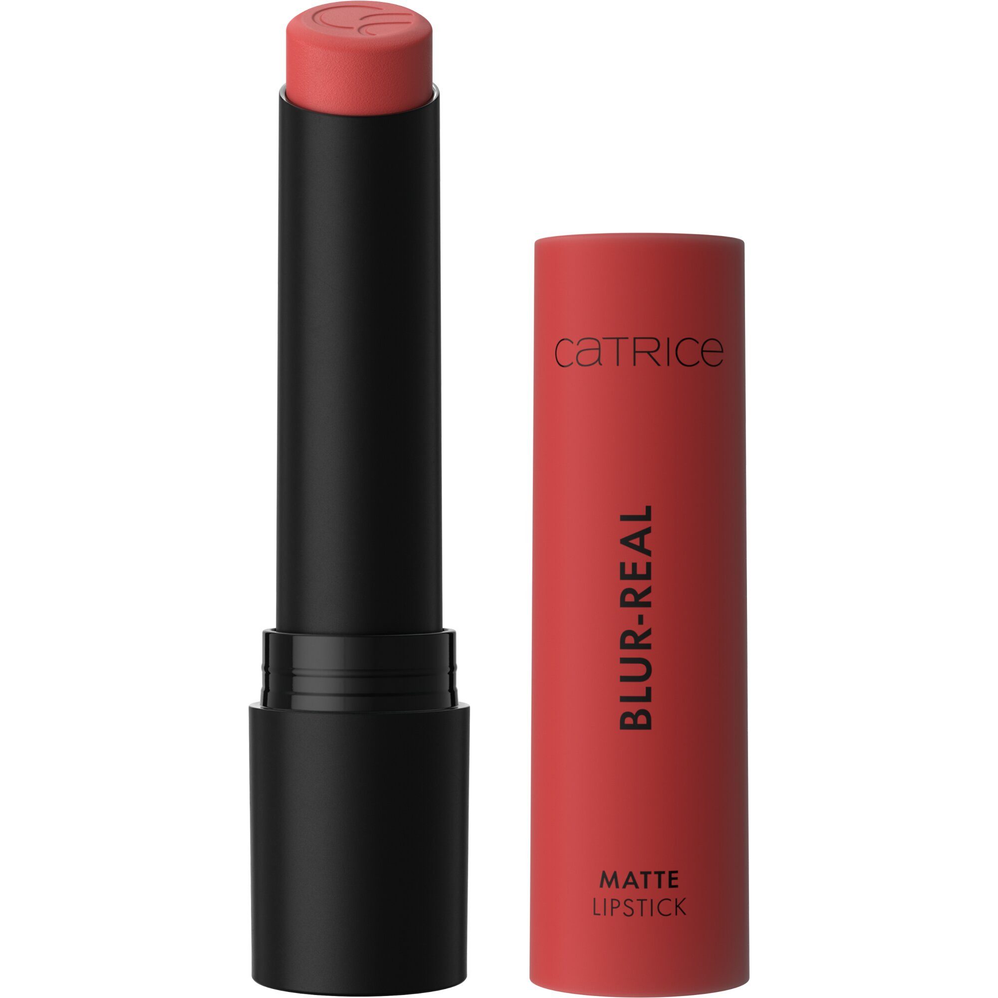 Catrice Lippenstift BLUR-REAL MATTE LIPSTICK, 3-tlg., soft-matter Lippenstift mit Blurred-Finish und Ceramiden