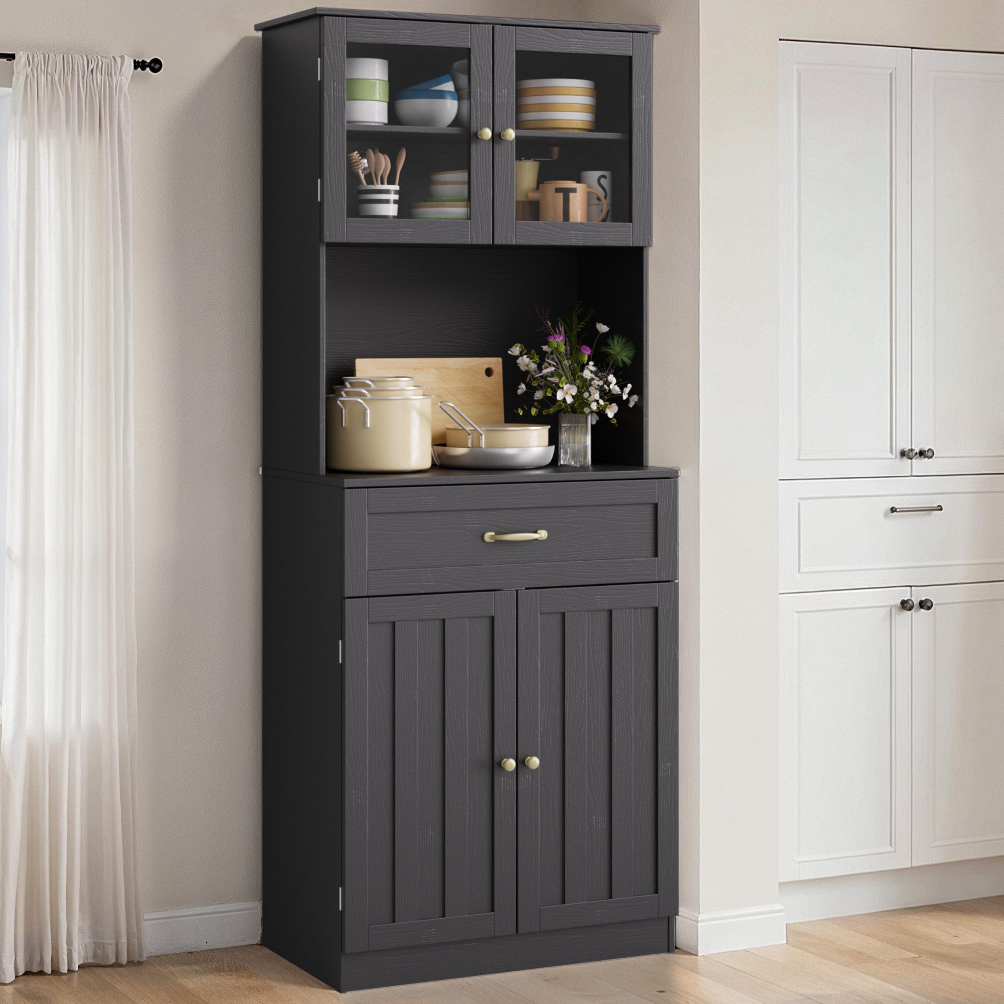 Bealife Sideboard Küchenschrank mit Arbeitsplatte und günstig online kaufen