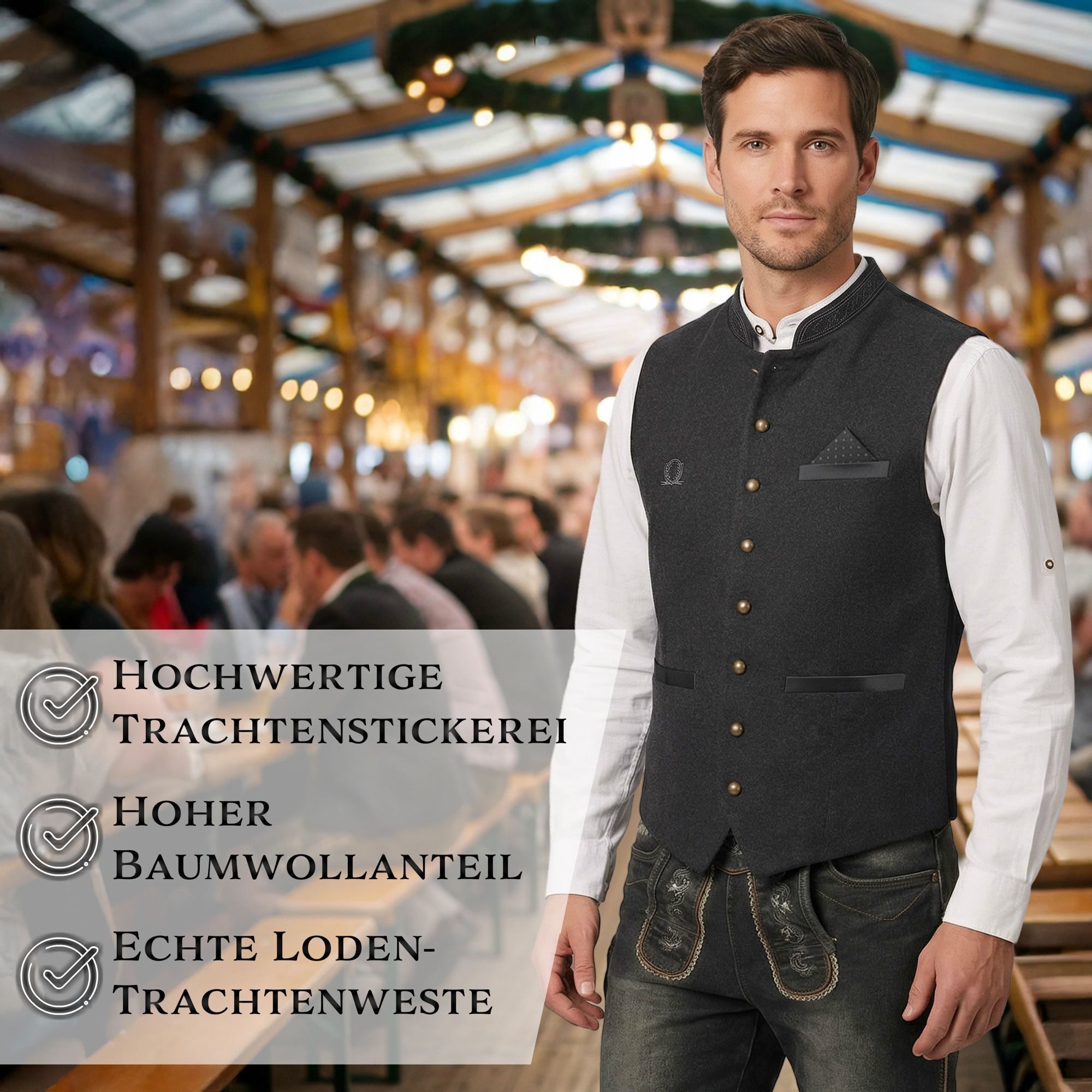 Steigenhöfer Manufaktur Trachtenweste Steigenhöfer Manufaktur Trachtenweste Gustav