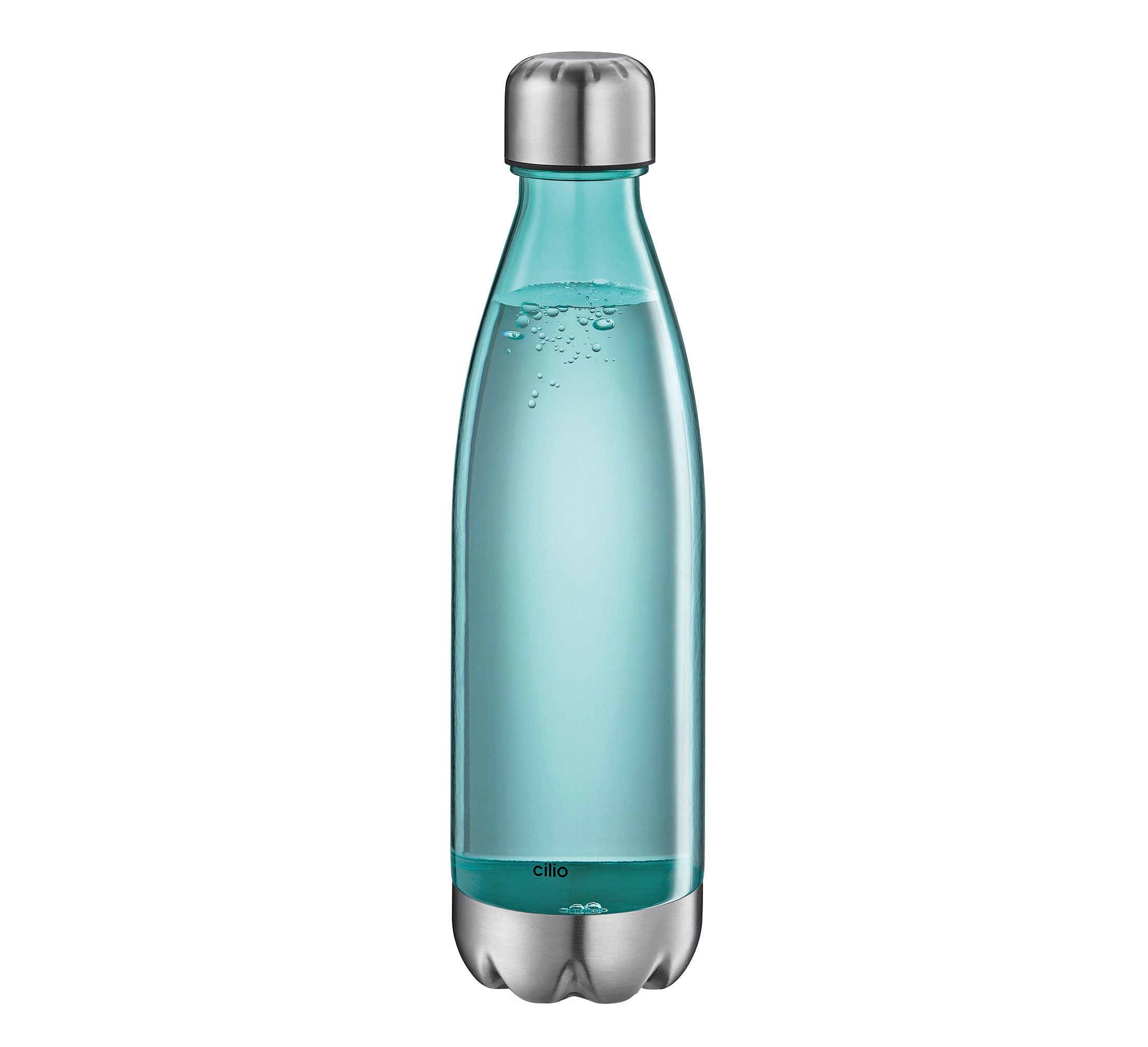 Cilio Trinkflasche Trinkflasche Wasserflasche Kohlensäure geeignet 0,7L cilio ELEGANTE