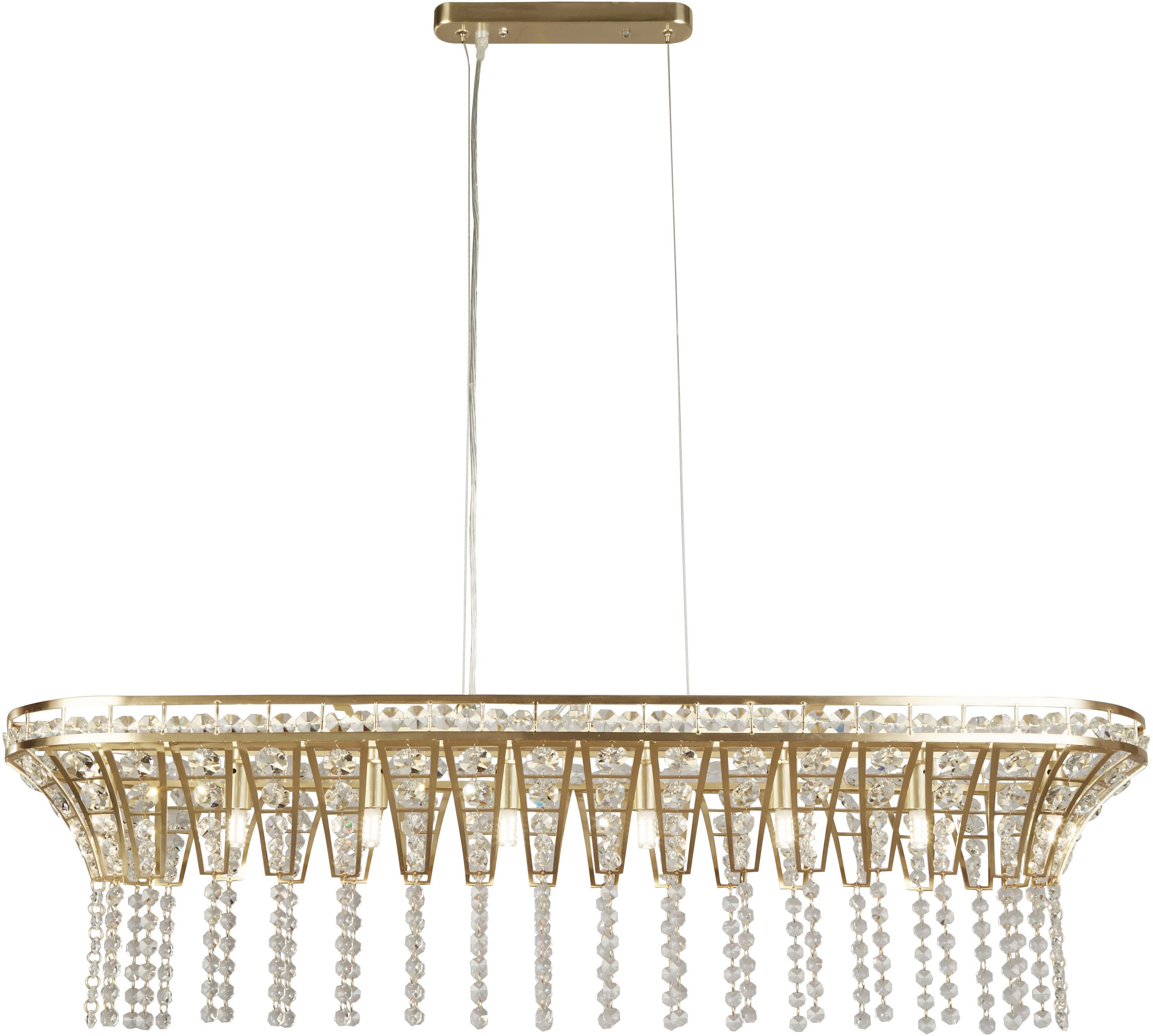 Searchlight Hängeleuchte Hängeleuchte Gemma, 8-flammig, ohne Leuchtmittel, Glamourös