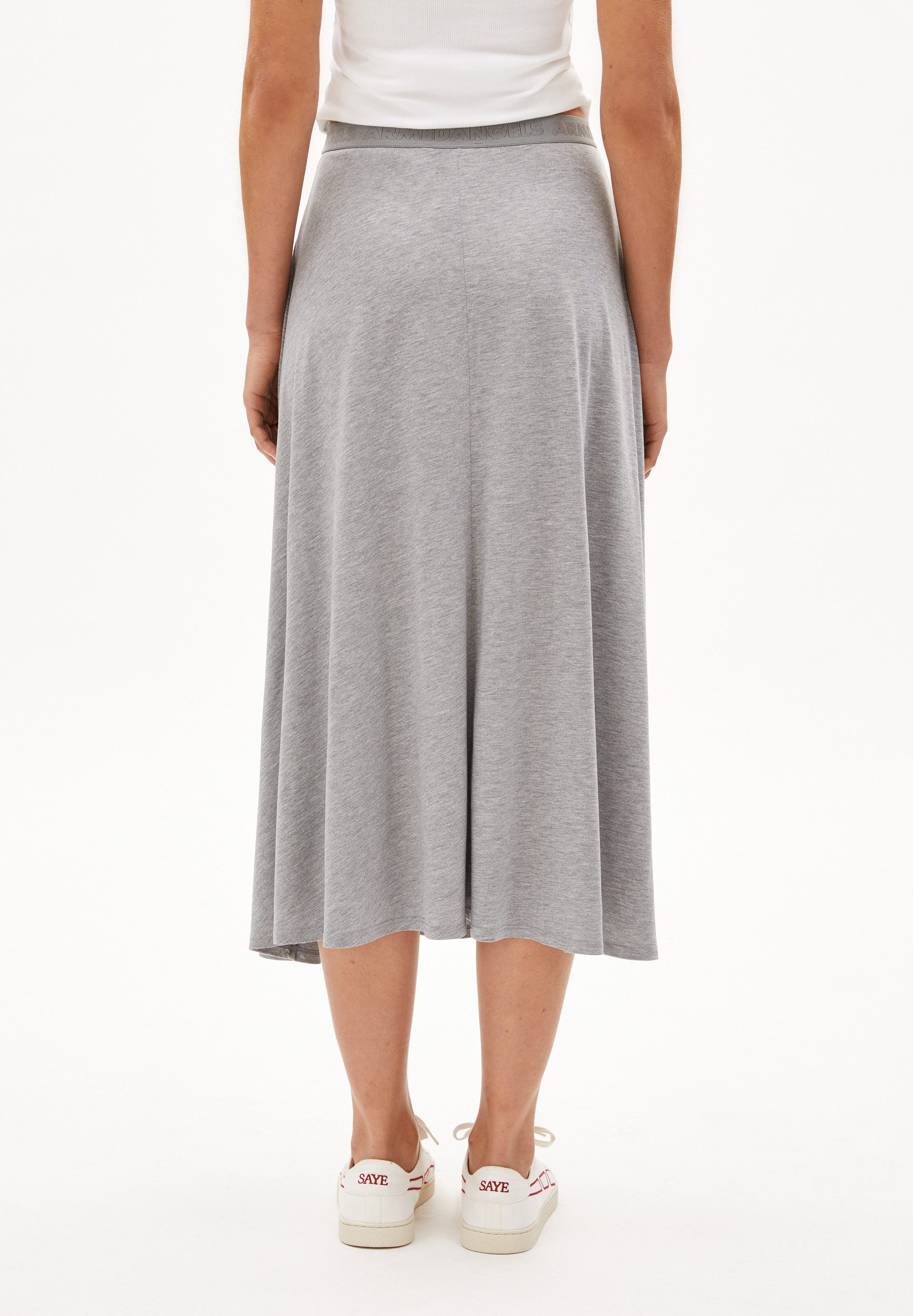 Armedangels Maxirock ILENIAA LARAA MIDI (1-tlg., Loose Fit) Jerseyrock aus TENCEL™ Lyocell Mix