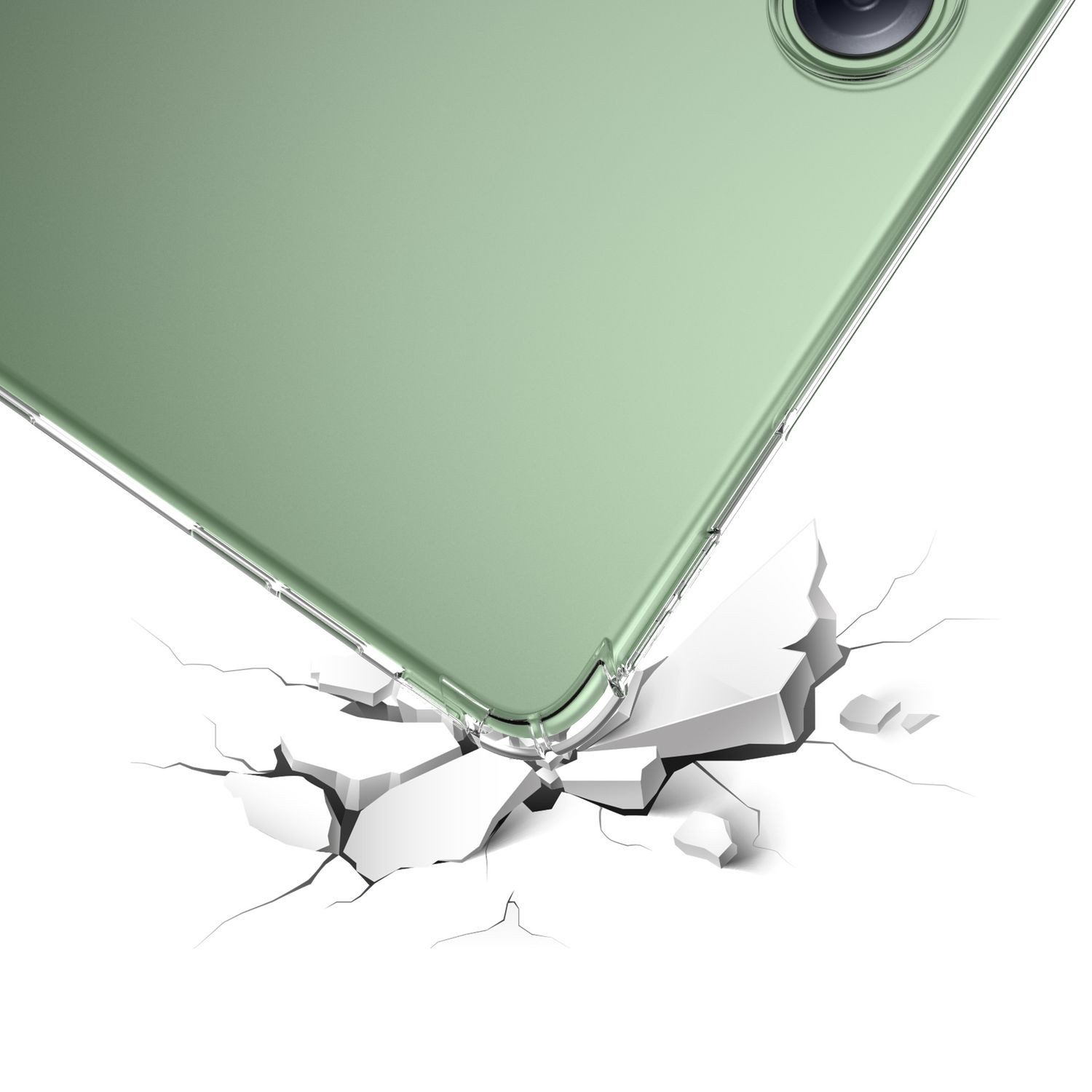 Cadorabo Tablet-Hülle OnePlus Pad 2, Tablet Hülle TPU Silikon Schutzhülle Slim Transparent Case Cover