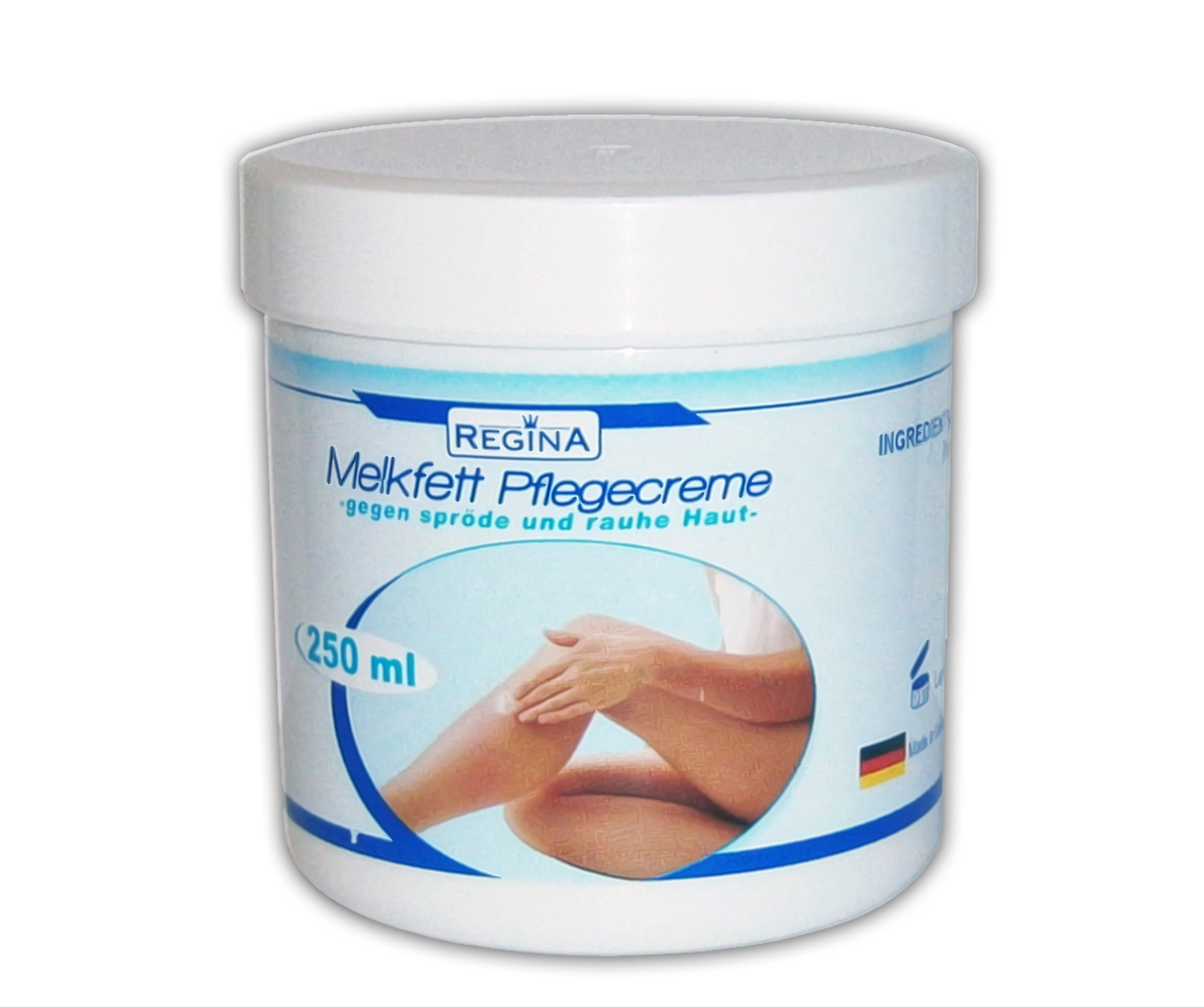 REGINA Körpercreme Melkfett Pflegecreme 250ml Hautpflege Creme Kälteschutz Körperpflege Balsam 22