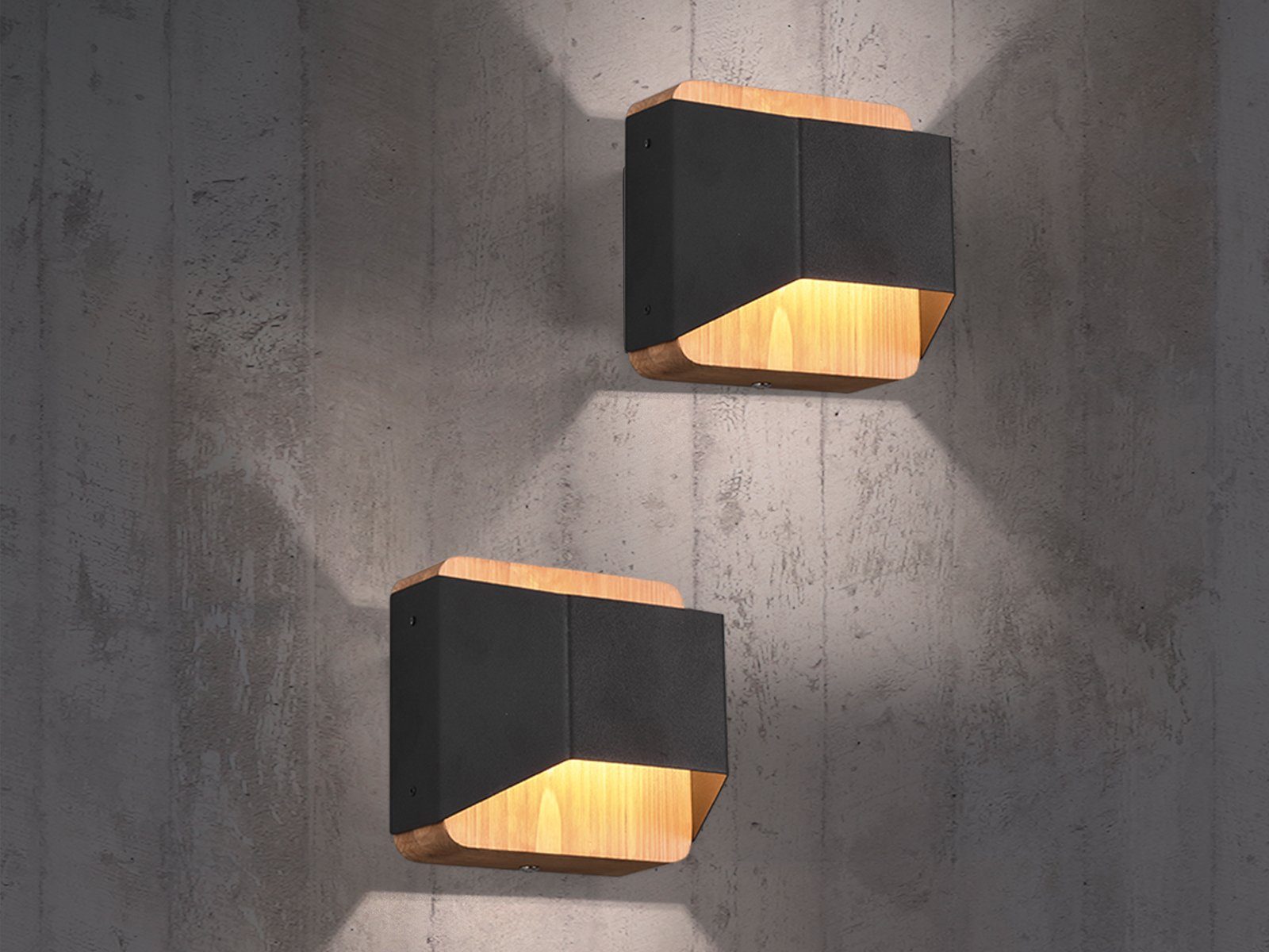 TRIO Leuchten LED Wandleuchte, Dimmfunktion, LED fest integriert, Warmweiß, günstig online kaufen