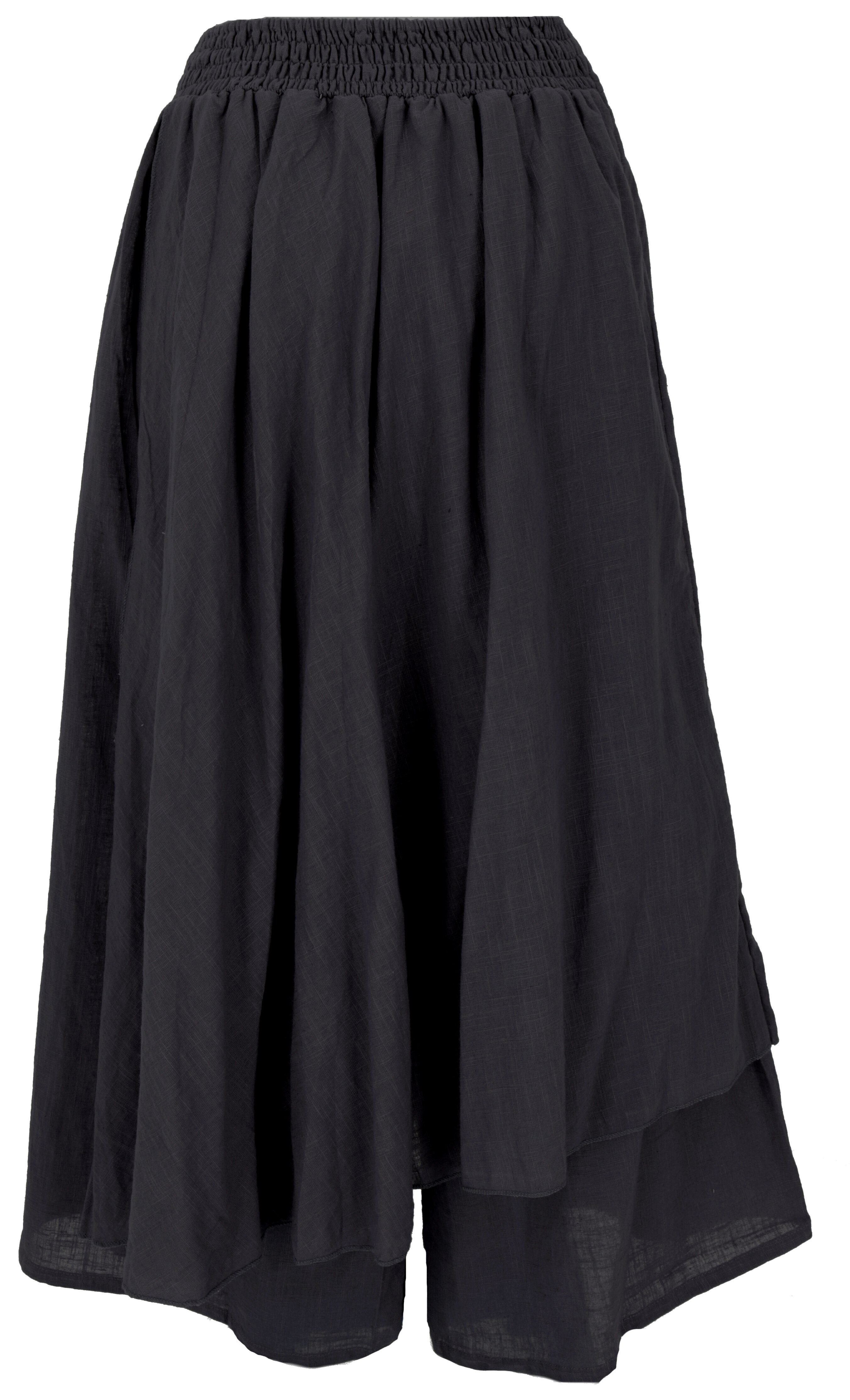 Guru-Shop Relaxhose Ethno Hosenrock, Boho Maxirock, Sommerrock -.. alternative Bekleidung – Bild 4 von 5