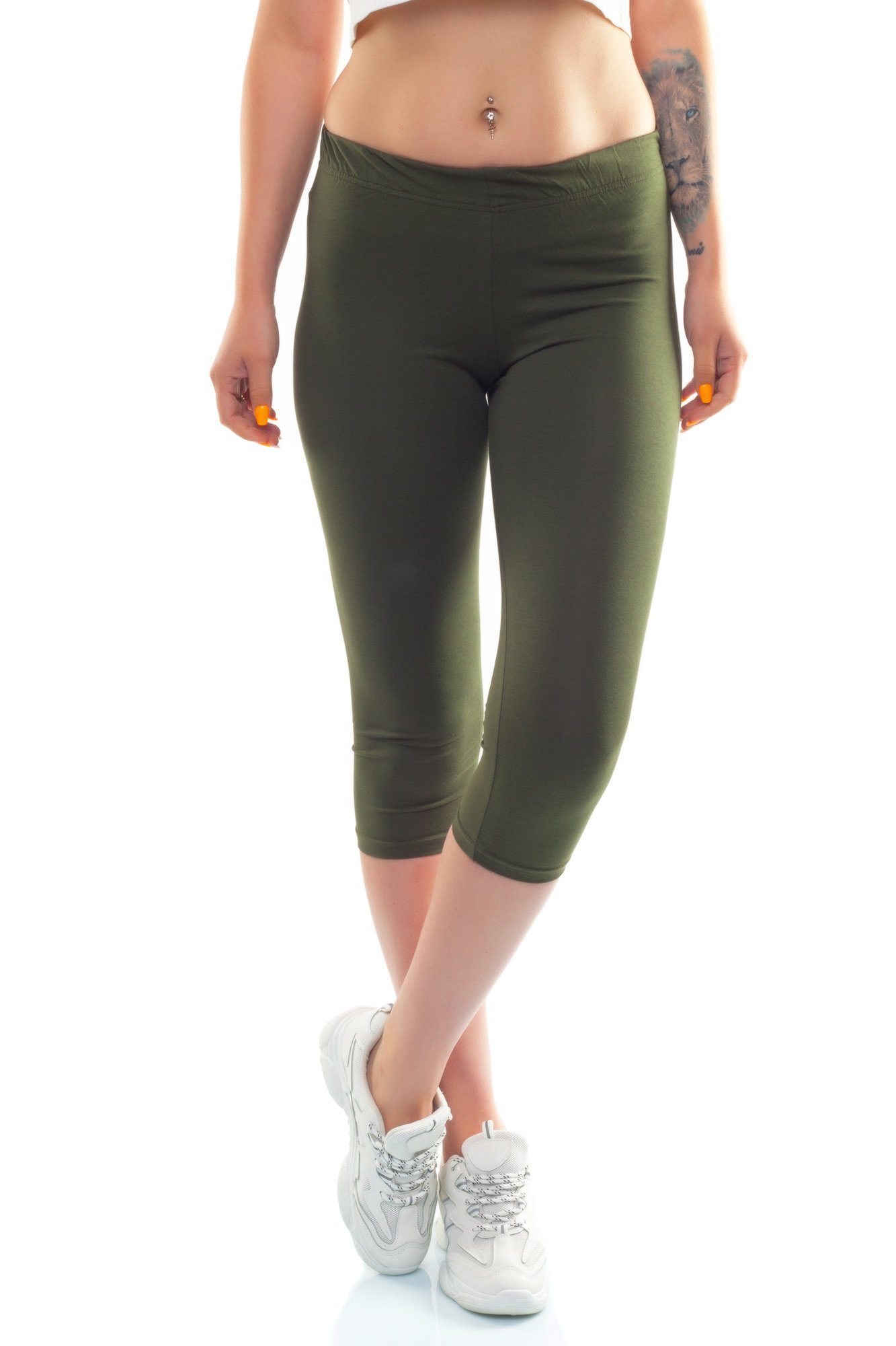 Bongual Caprileggings Basics mit Komfortbund günstig online kaufen