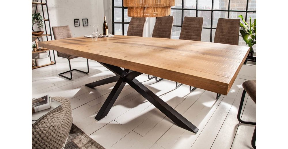 riessambiente Esstisch »GALAXIE 200cm natur / schwarz« (1St