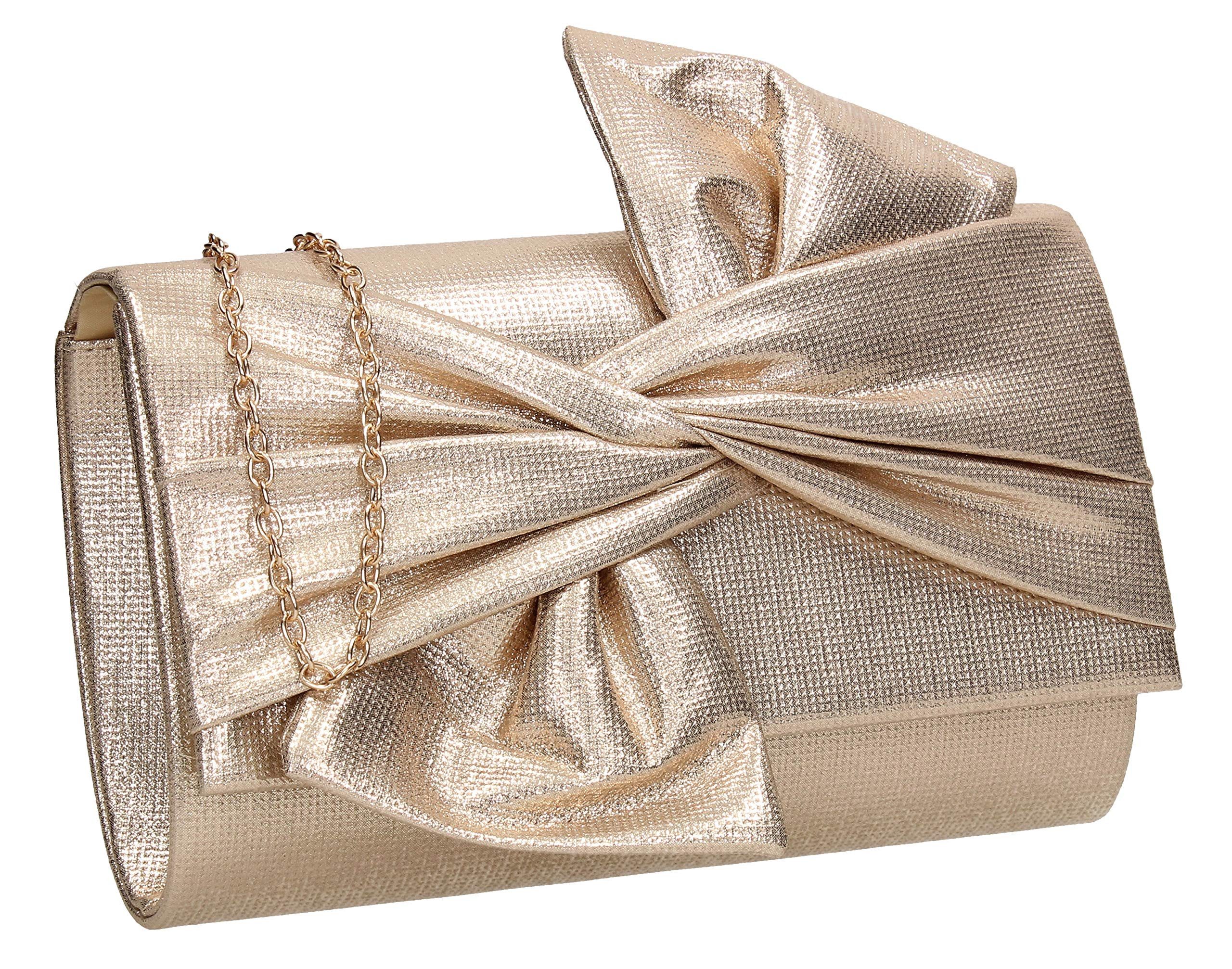 Zaewry Clutch Abendtasche Unterarmtasche Tasche formelle Party-Handtasche, für Hochzeit, Party, Cocktail, Abschlussball, Umhängetasche – Bild 3 von 5
