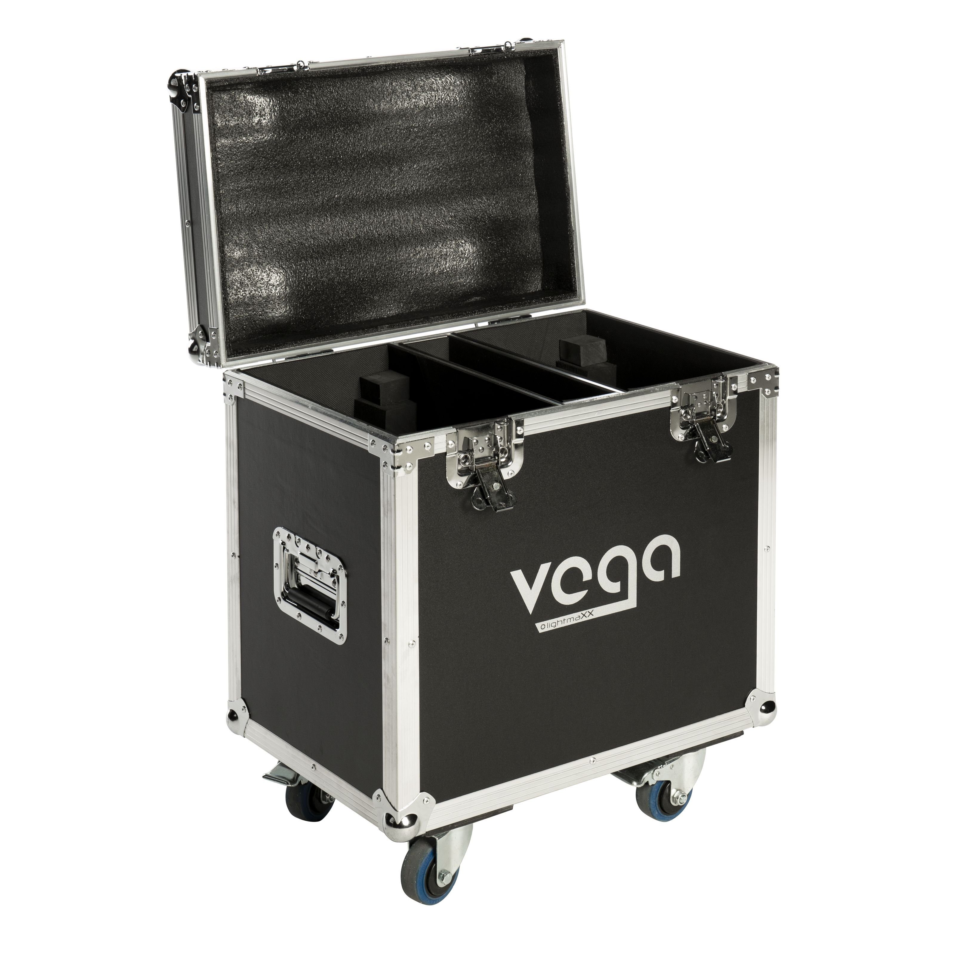 CASE 1.0 Discolicht, 2x VEGA Beam lightmaXX TOUR