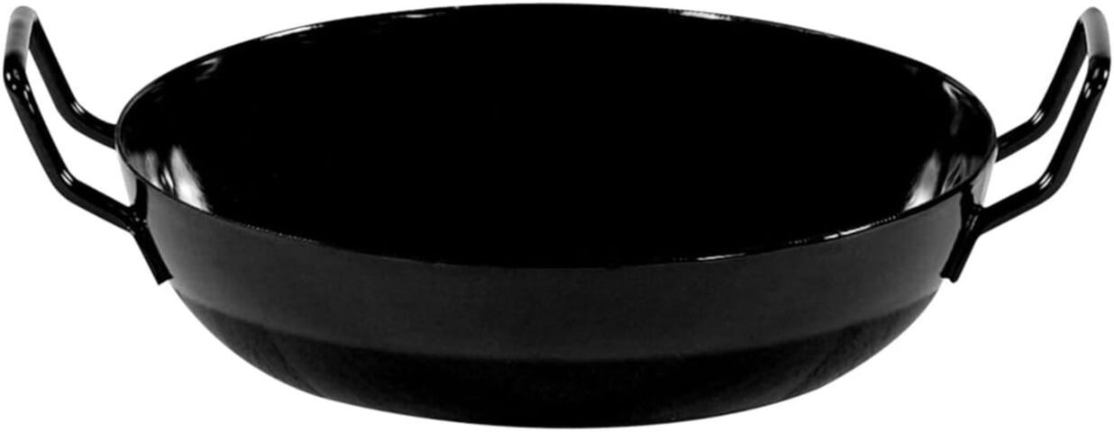 Karl Krüger Servierpfanne Servierpf./Schlemmerpf. 20 cm, Emaille, Schwarz, 20 x 20 x 5 cm, (1-tlg)