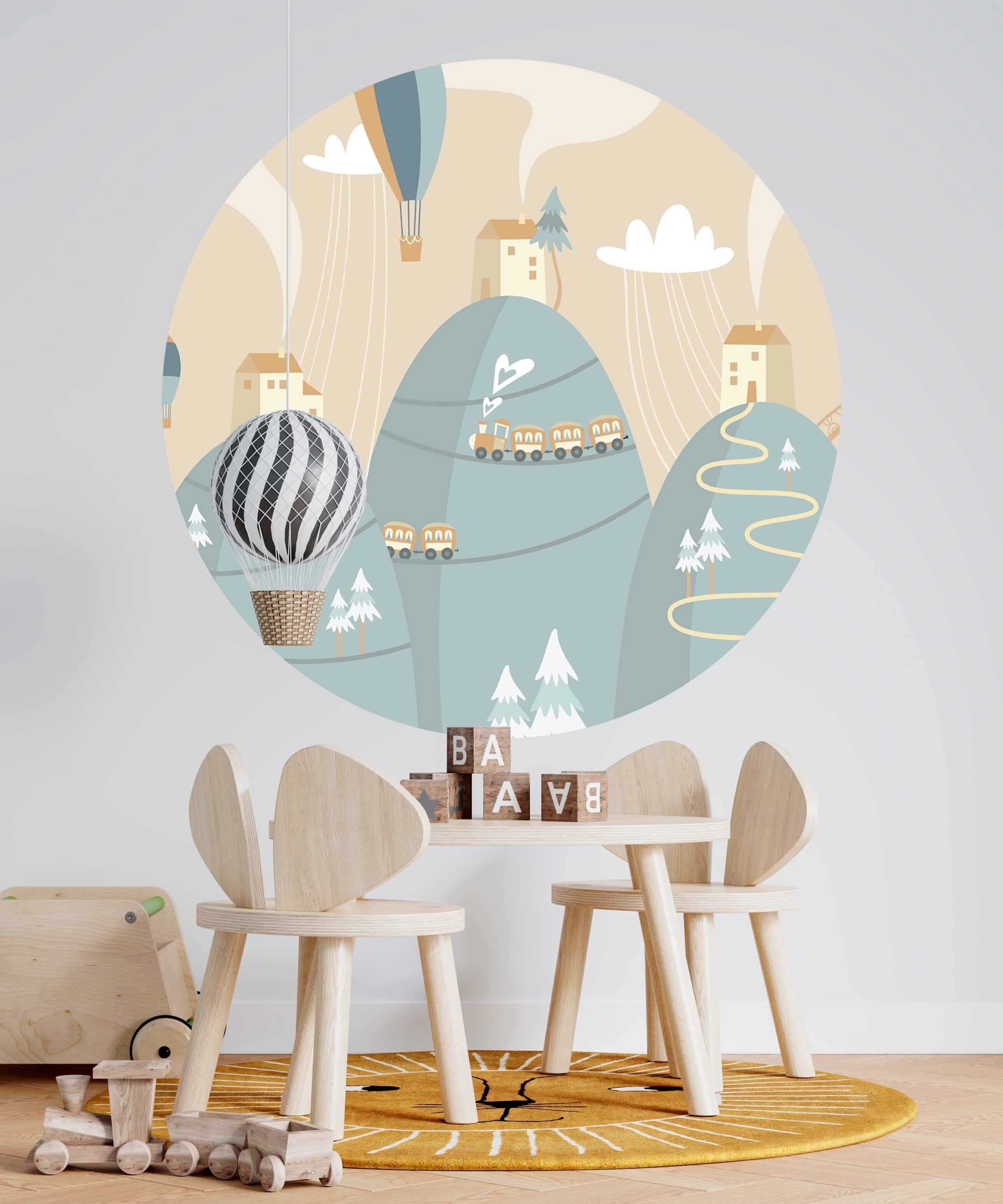WANDKIND Wandtattoo Haus auf dem Berg günstig online kaufen