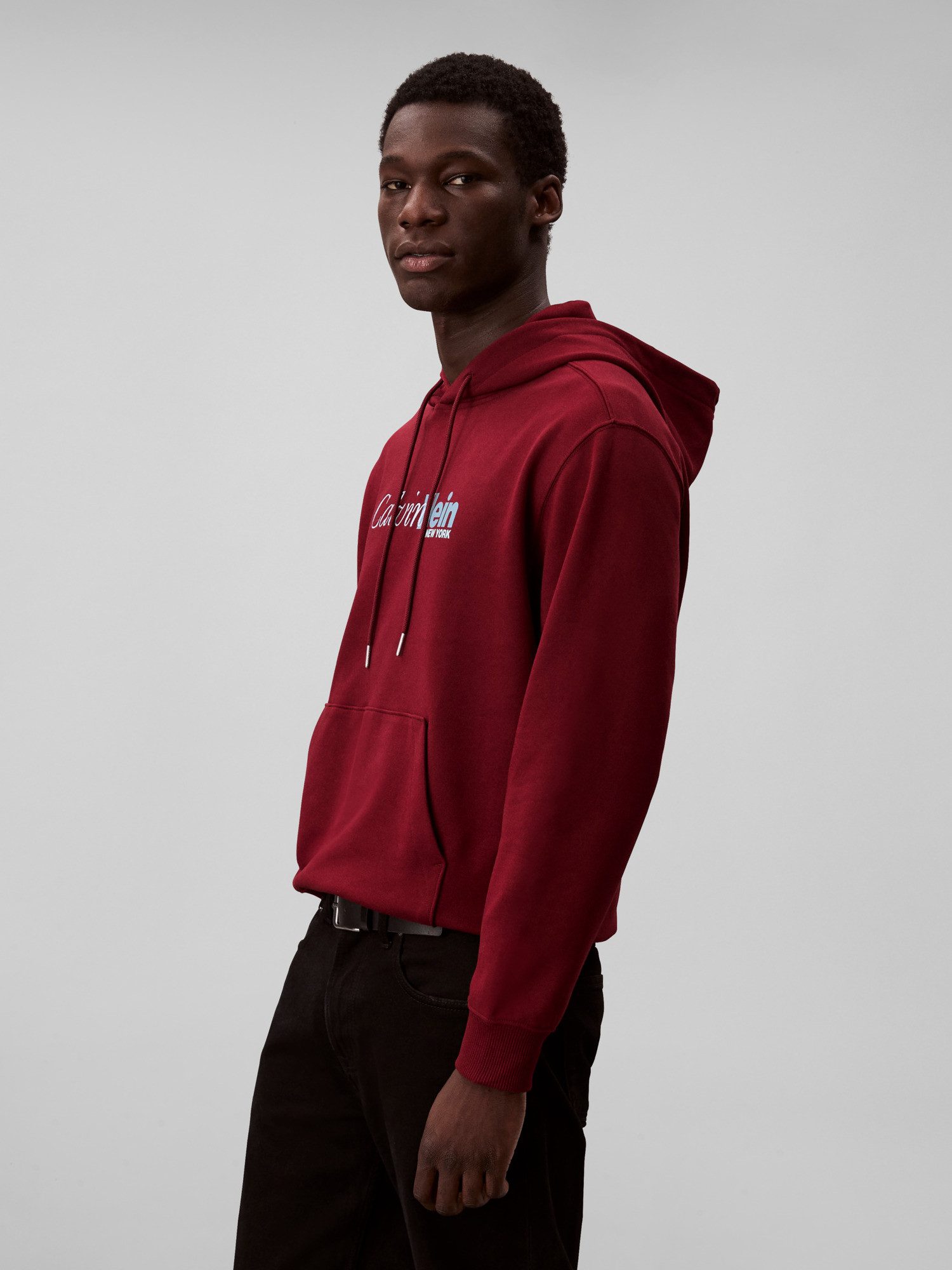 Calvin Klein Kapuzensweatshirt LS EU 350TERRY CURSIVE GRAPHIC H regular fit günstig online kaufen